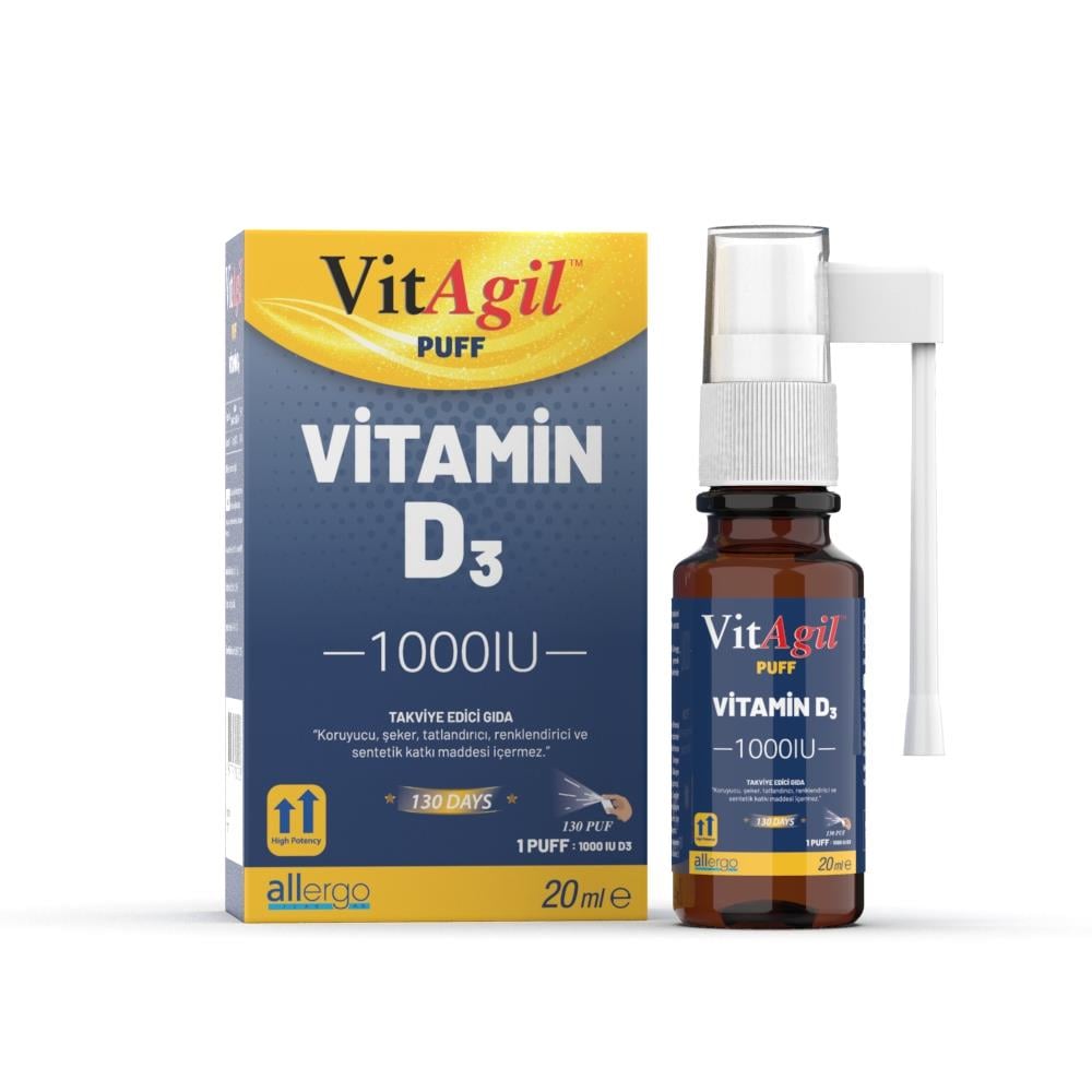 Vitagil Puff 1000 IU D3 Sprey-VitAgil