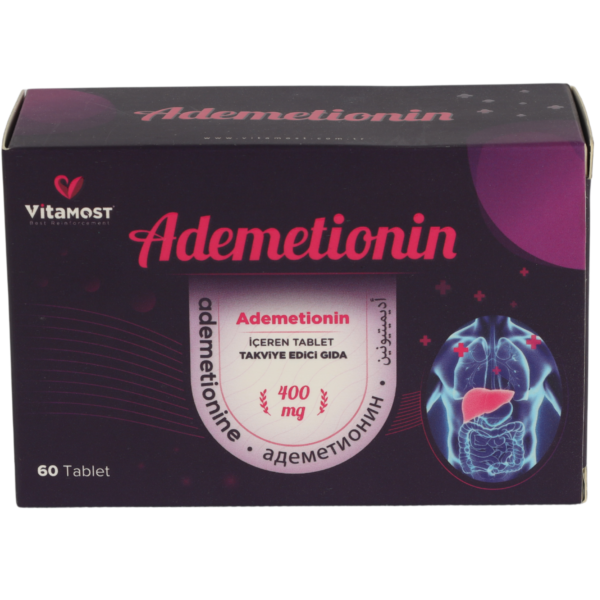 Vitamost Ademetionin 400 mg 60 Tablet-VitaMost
