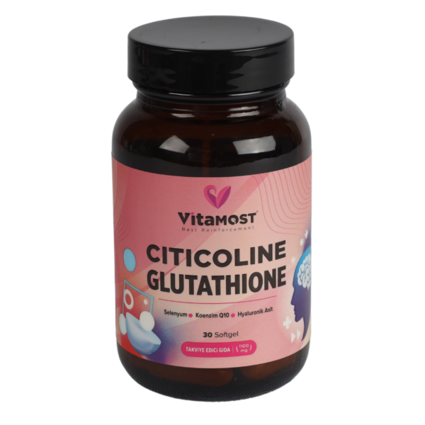 Vitamost Citicoline Glutathione Selenyum COQ-10 30 Softjel-VitaMost