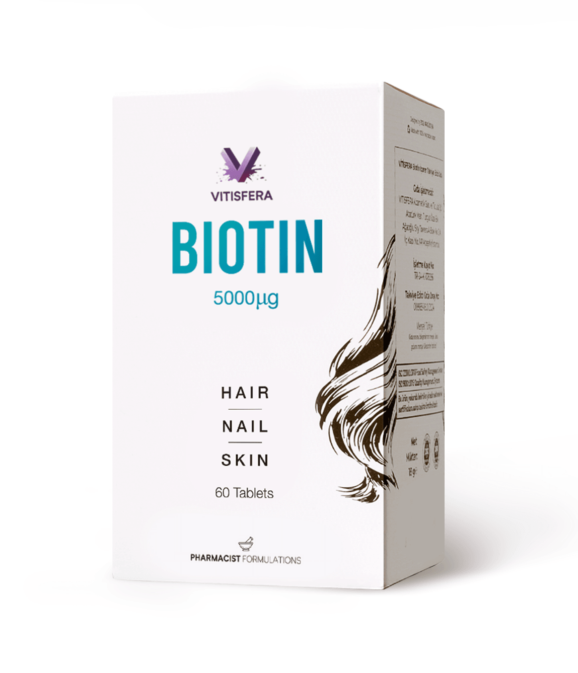 Vitisfera Biotin 5000 Mcg 60 Tablet-Vitisfera