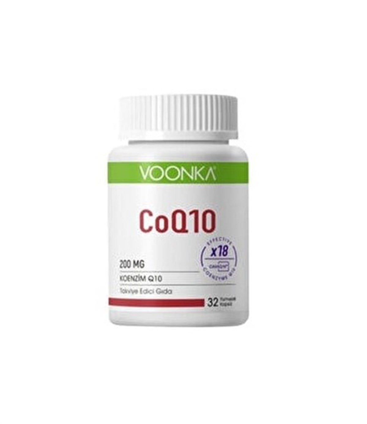 Voonka CoQ10 200mg 32 Yumuşak Kapsül