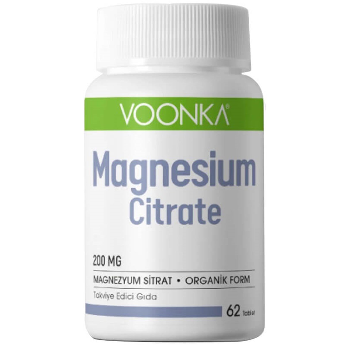 Voonka Magnesium Citrate 62 Kapsül-Voonka
