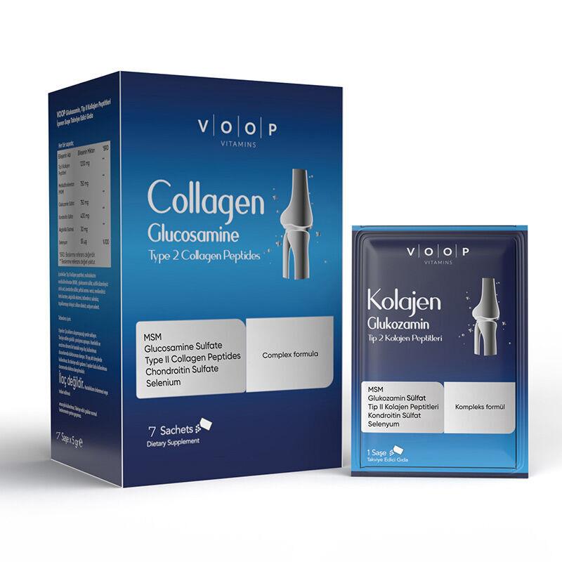 Voop Glukozamin Tip II Kollajen Peptitleri 7 Saşe-Voop