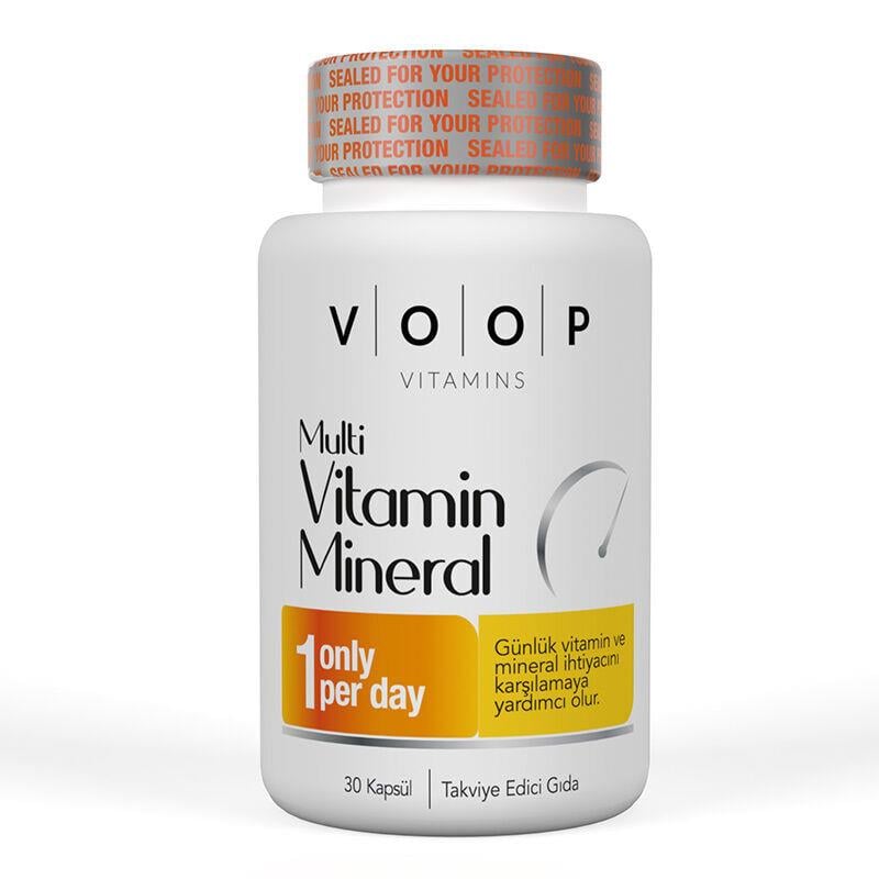 Voop Multivitamin & Multimineral 30 Kapsül-Voop