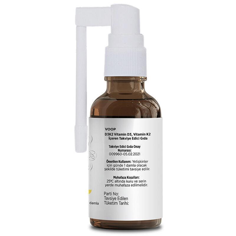 Voop Vitamin D3K2 Sprey Damla 20 ml-Voop