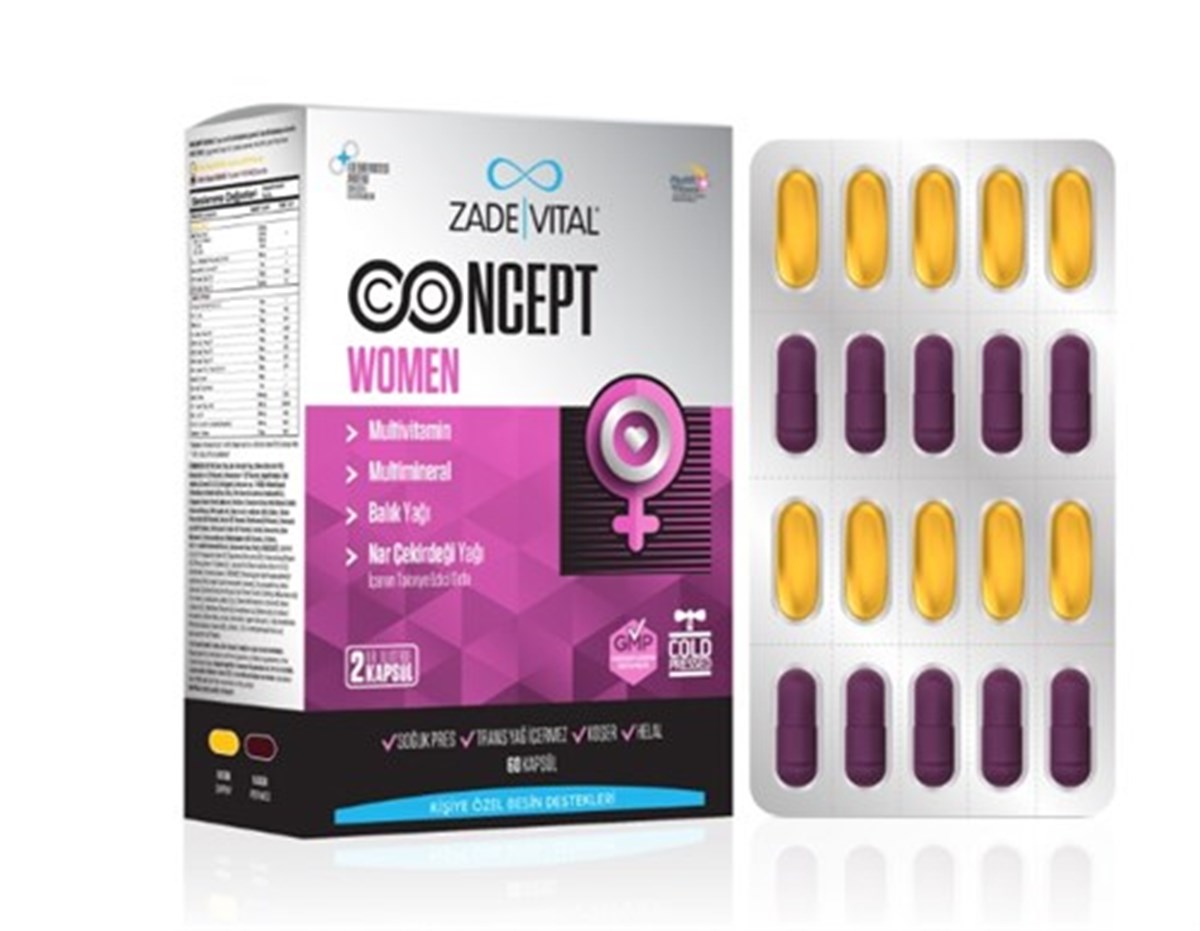 Zade Vital Concept WOMAN 60 Kapsül