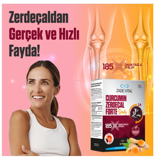 Zade Vital Zerdeçal-Curcuma Longa Blister 40 Kapsül-Zade Vital