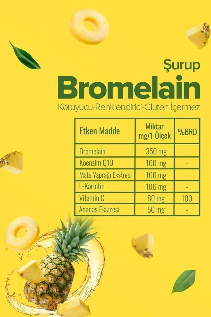 Zühre Ana Bromelain Ananas İçeren Detox Şurubu 250ML