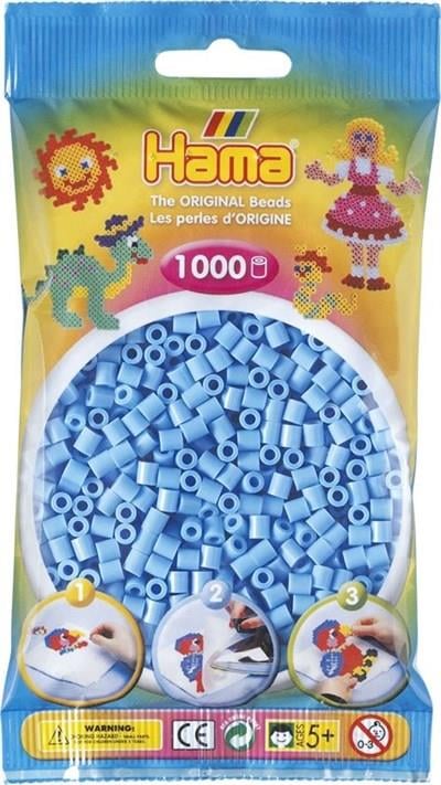 1.000'lik Hama Midi Boncuk - Pastel Mavi