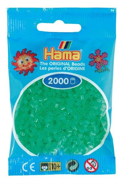 2.000'lik Hama Mini Boncuk - Neon Yeşil