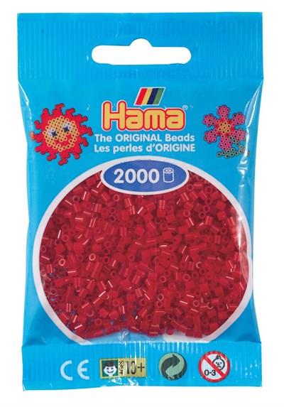 2.000'lik Hama Mini Boncuk - Koyu Kırmızı