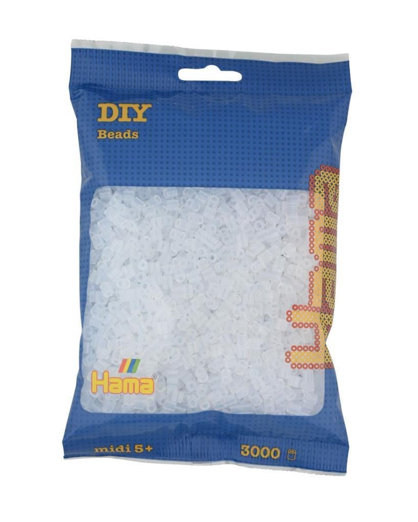 3.000'lik Hama Midi Boncuk - Şeffaf