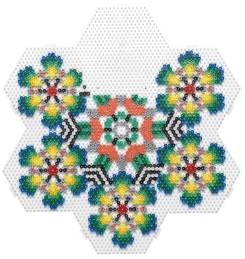Hama Boncuk Dizme Tablası- Altıgen - Birbirine Geçen