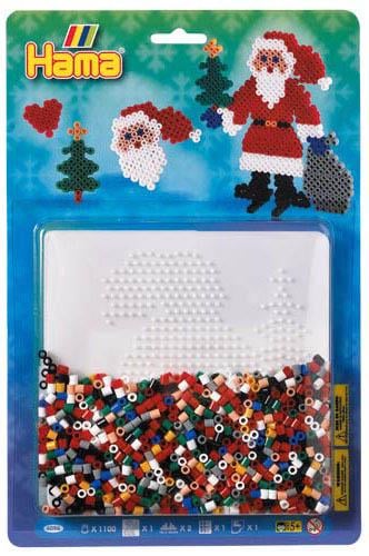 Hama Boncuk Dizme Tablası - Noel Baba