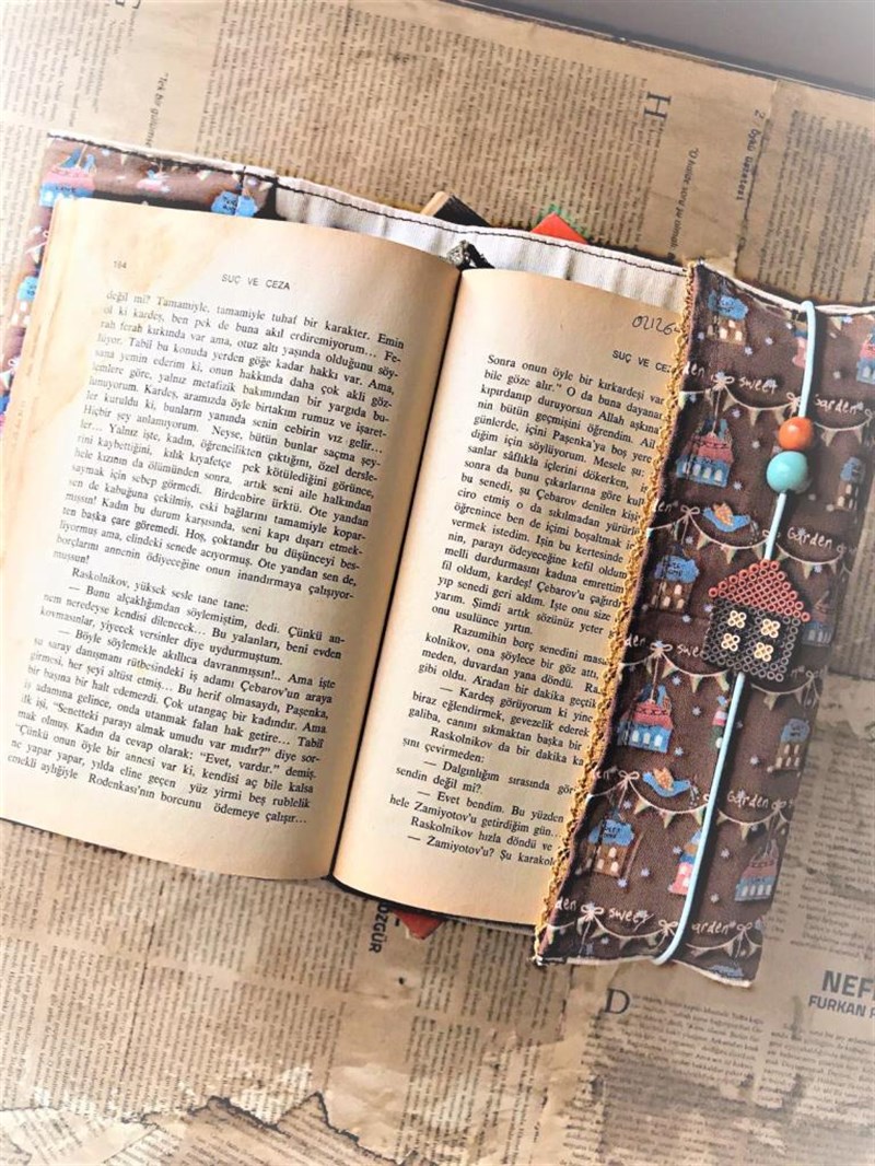 So Design Kumaş Kitap Kılıfı - 0006