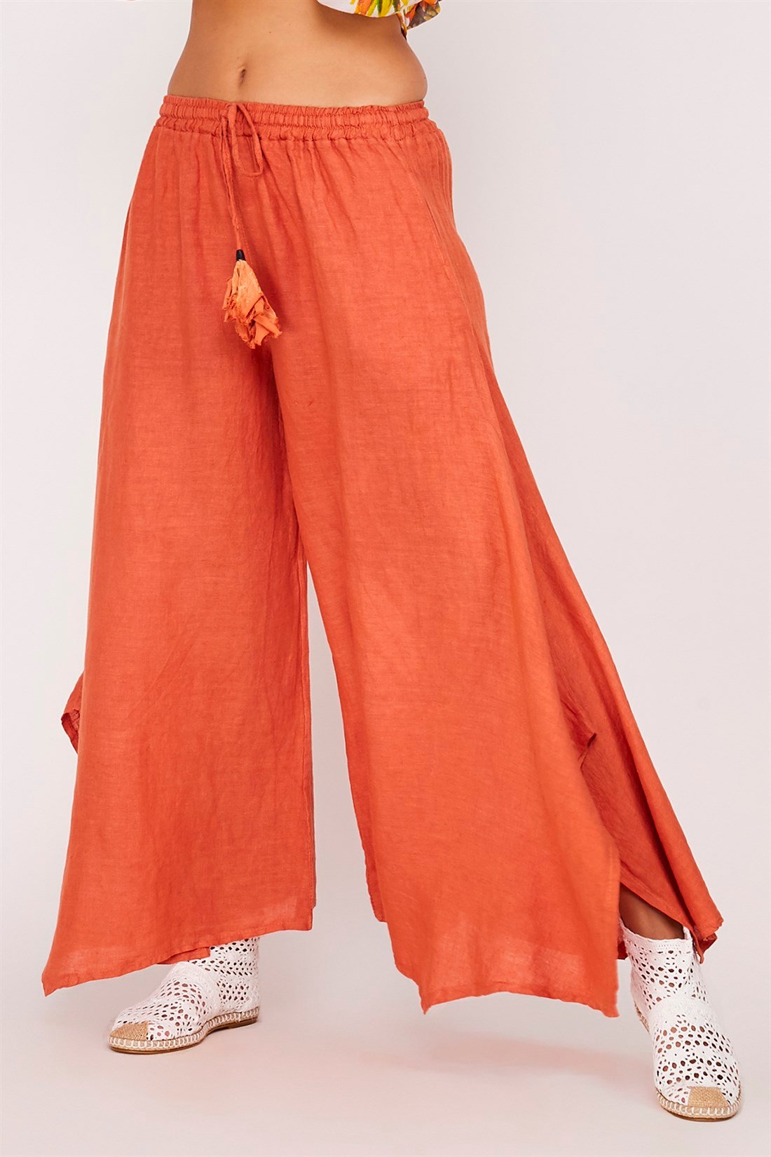 10593 İSPANYOL KETEN  PANTOLON