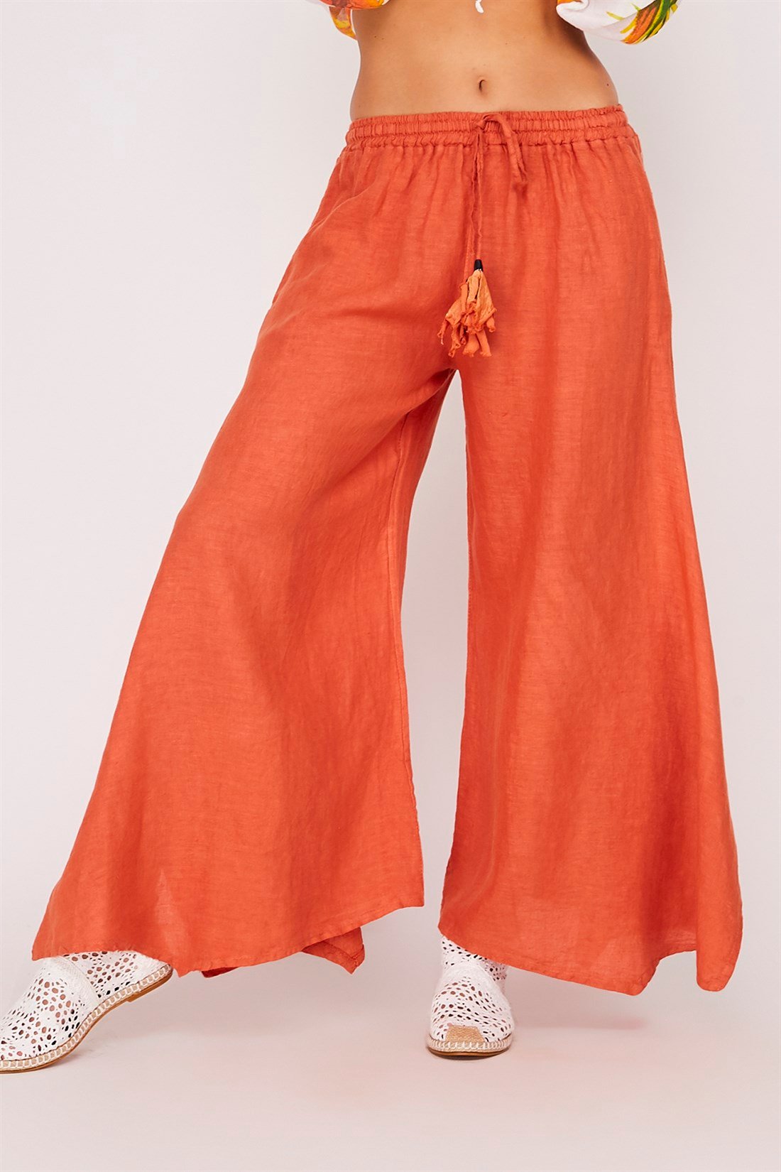 10593 İSPANYOL KETEN  PANTOLON