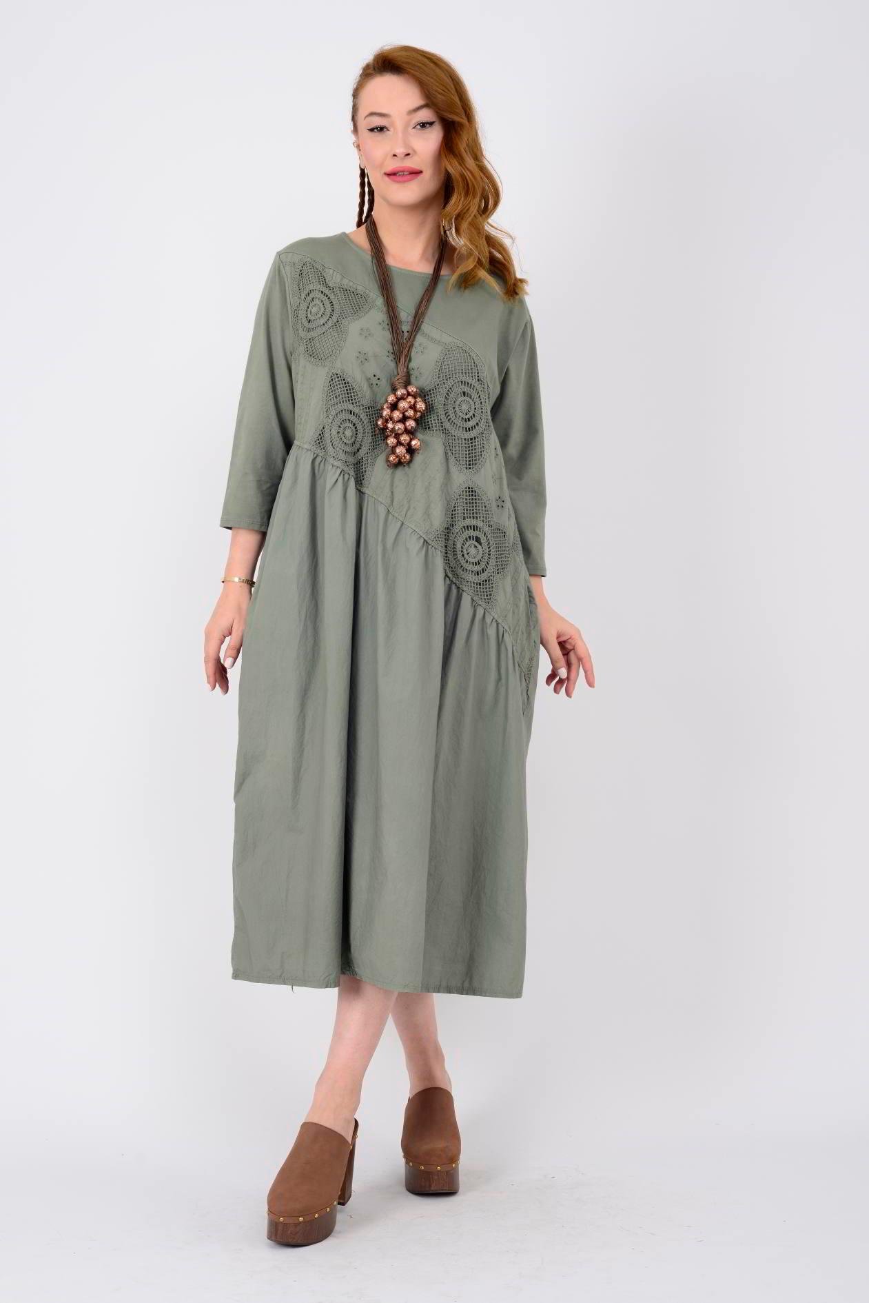 11081 LOVA FİSTO DETAYLI ELBİSE