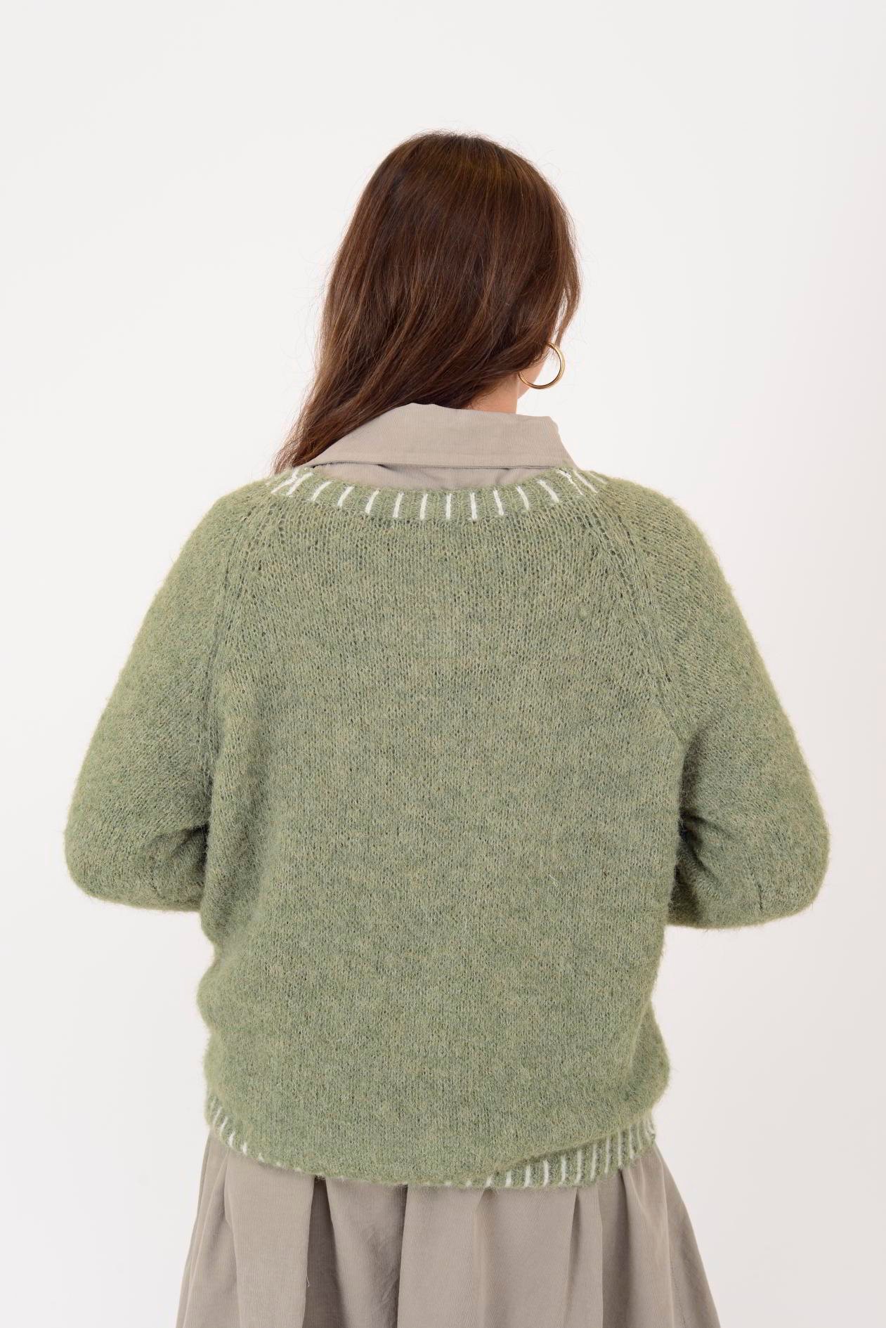 11591 KAYIK YAKA YÜNLÜ TRİKO KAZAK