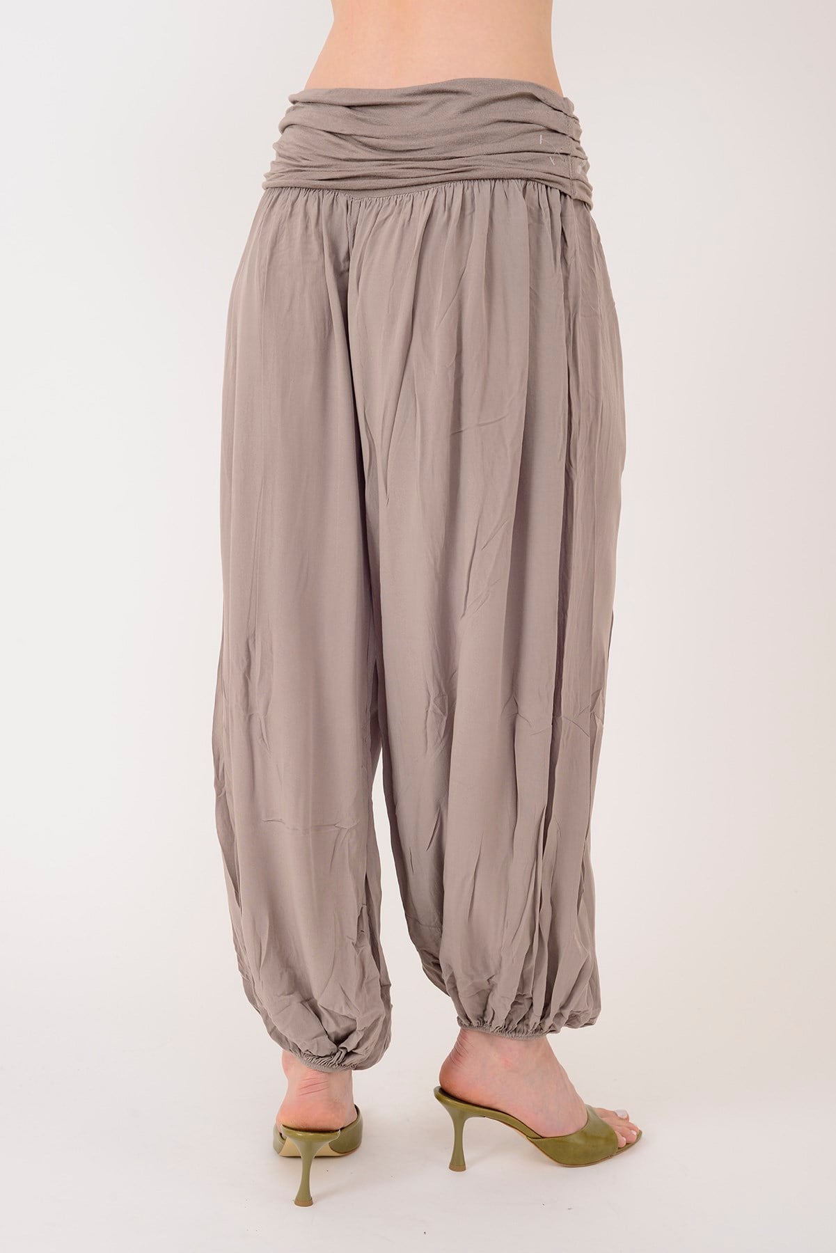 1495 BELİ LASTİKLİ ŞALVAR PANTOLON