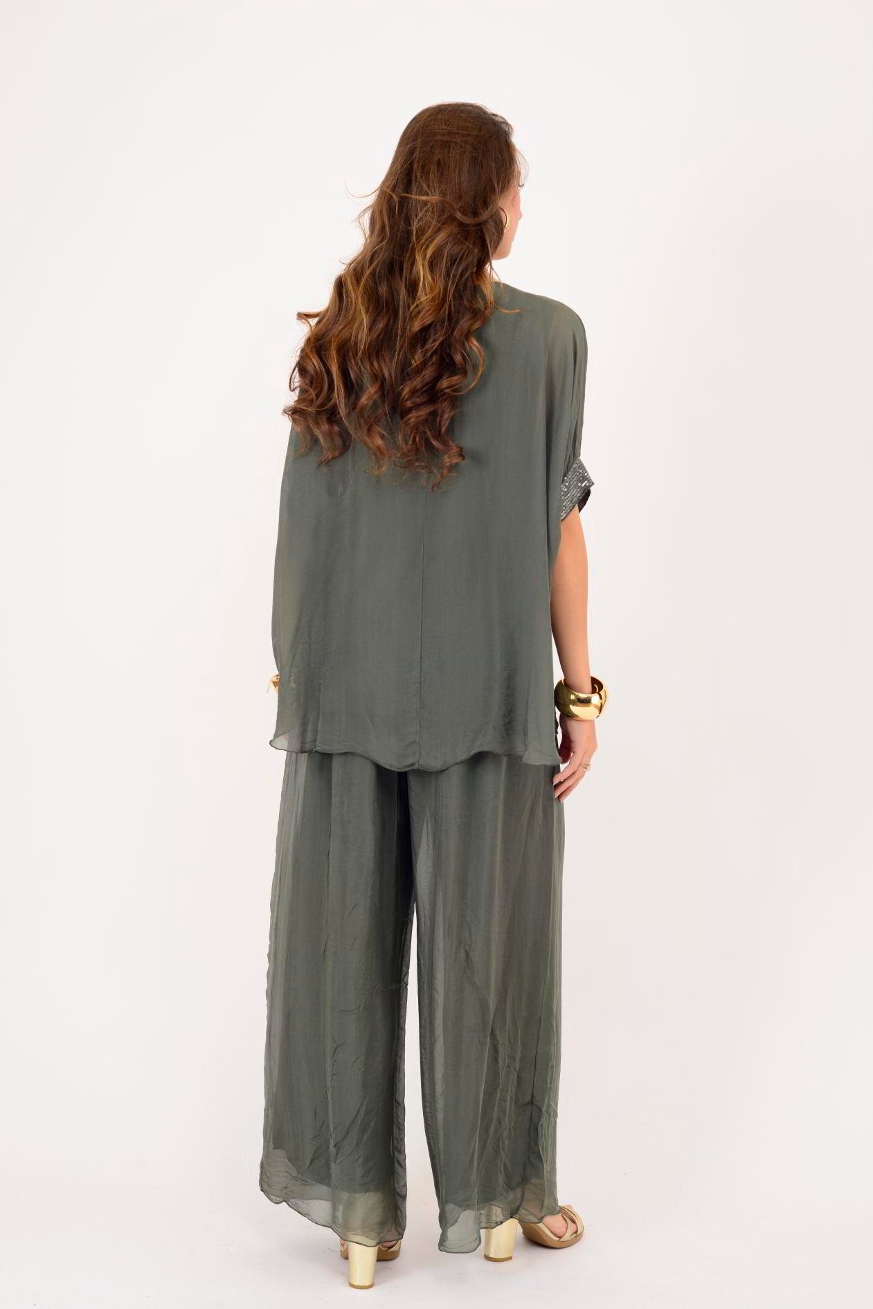 2161 SEALAND PAYET DETAYLI 2'Lİ İPEK TAKIM