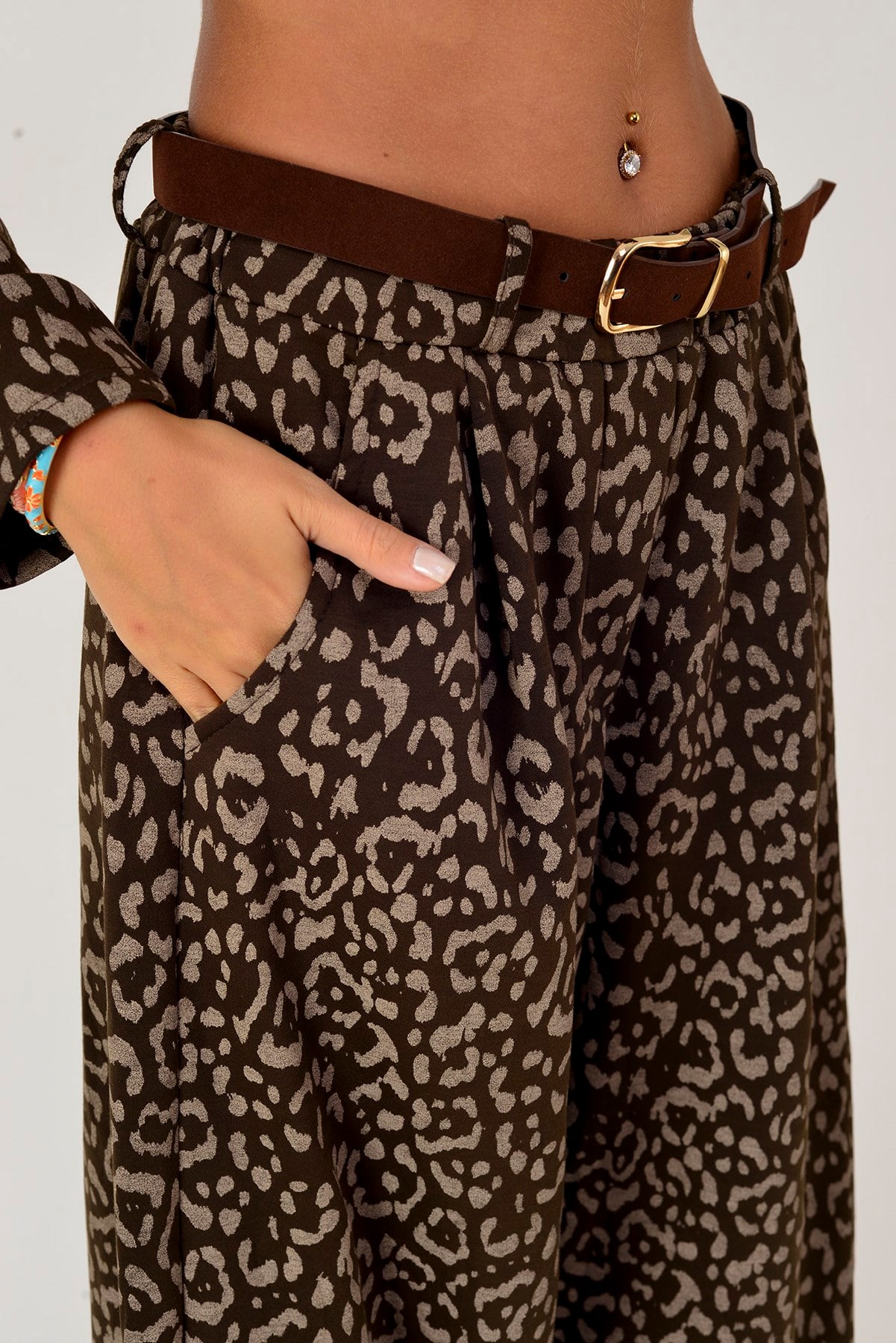 21771 LOVA LEOPAR DESEN 2'Lİ TAKIM