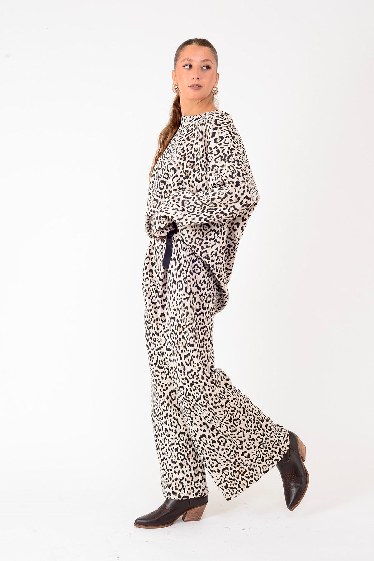21771 LOVA LEOPAR DESEN 2'Lİ TAKIM