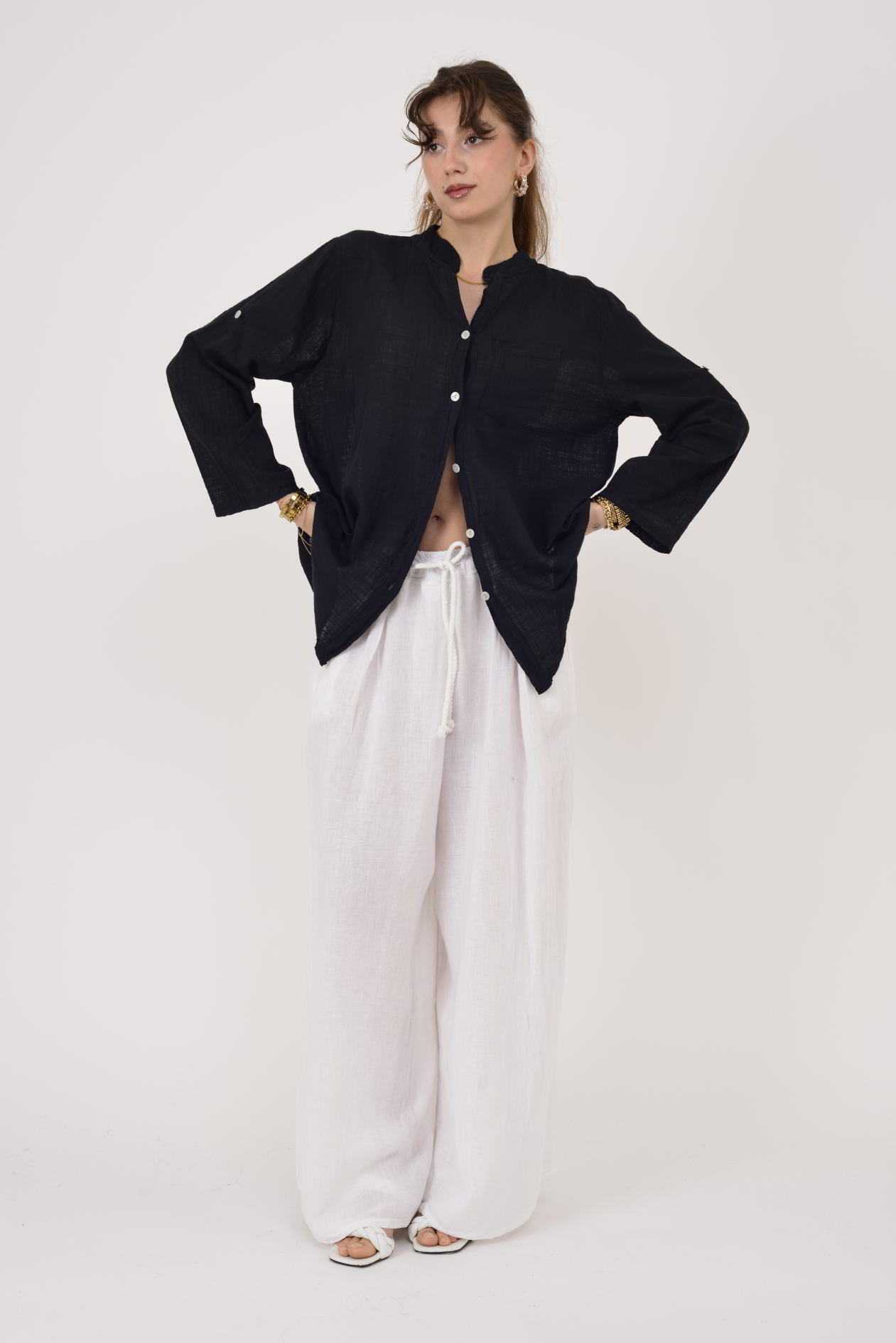 22045 CEP DETAYLI GÖMLEK