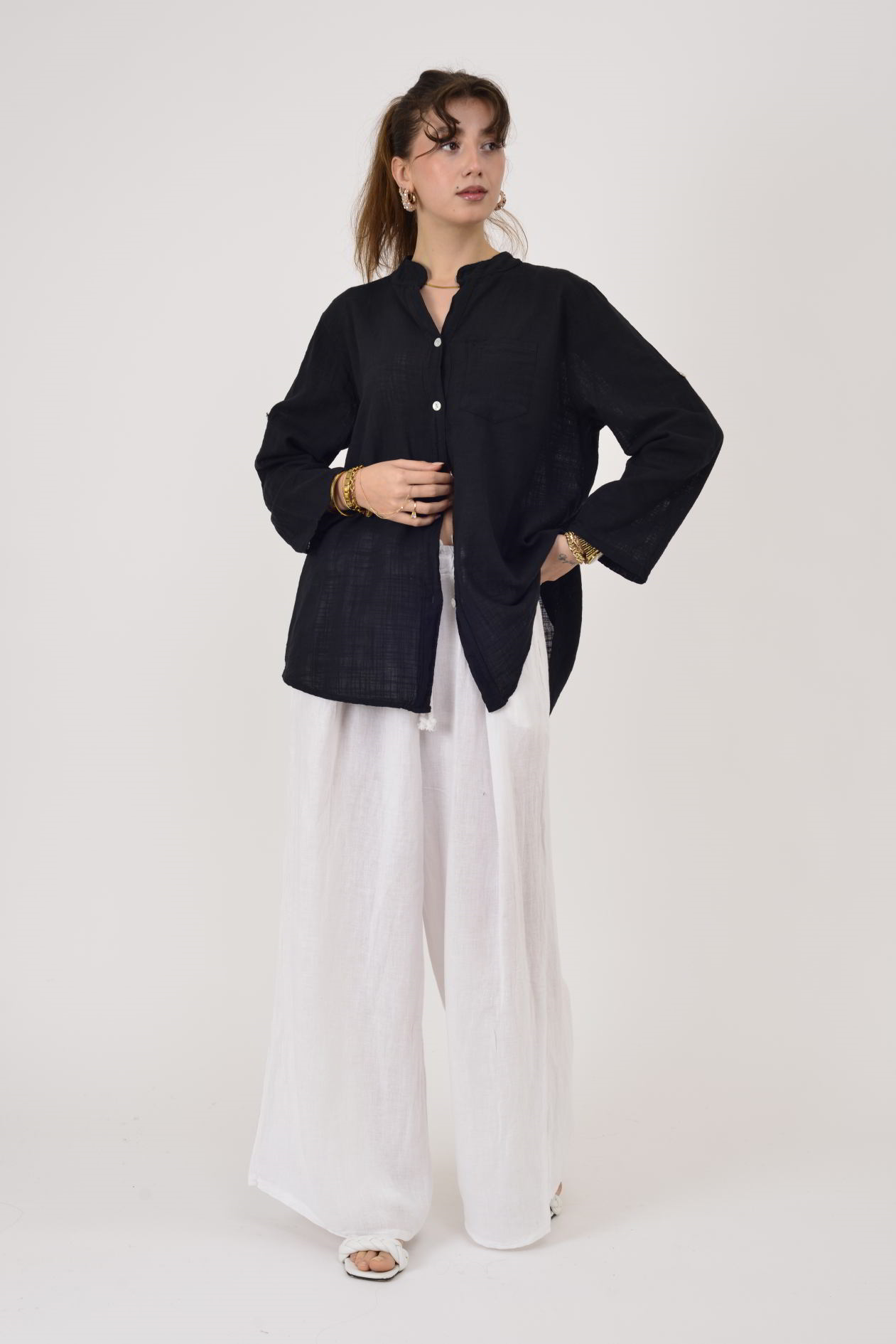 22045 CEP DETAYLI GÖMLEK