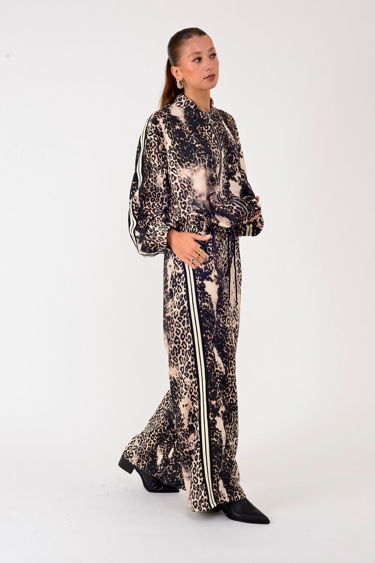 22191 LOVA LEOPAR DESEN 2'Lİ TAKIM