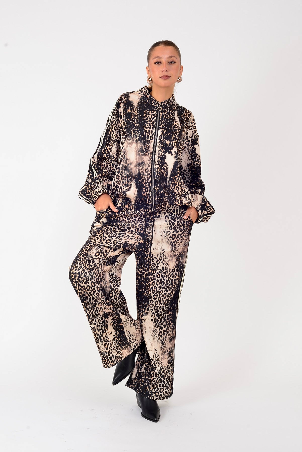 22191 LOVA LEOPAR DESEN 2'Lİ TAKIM