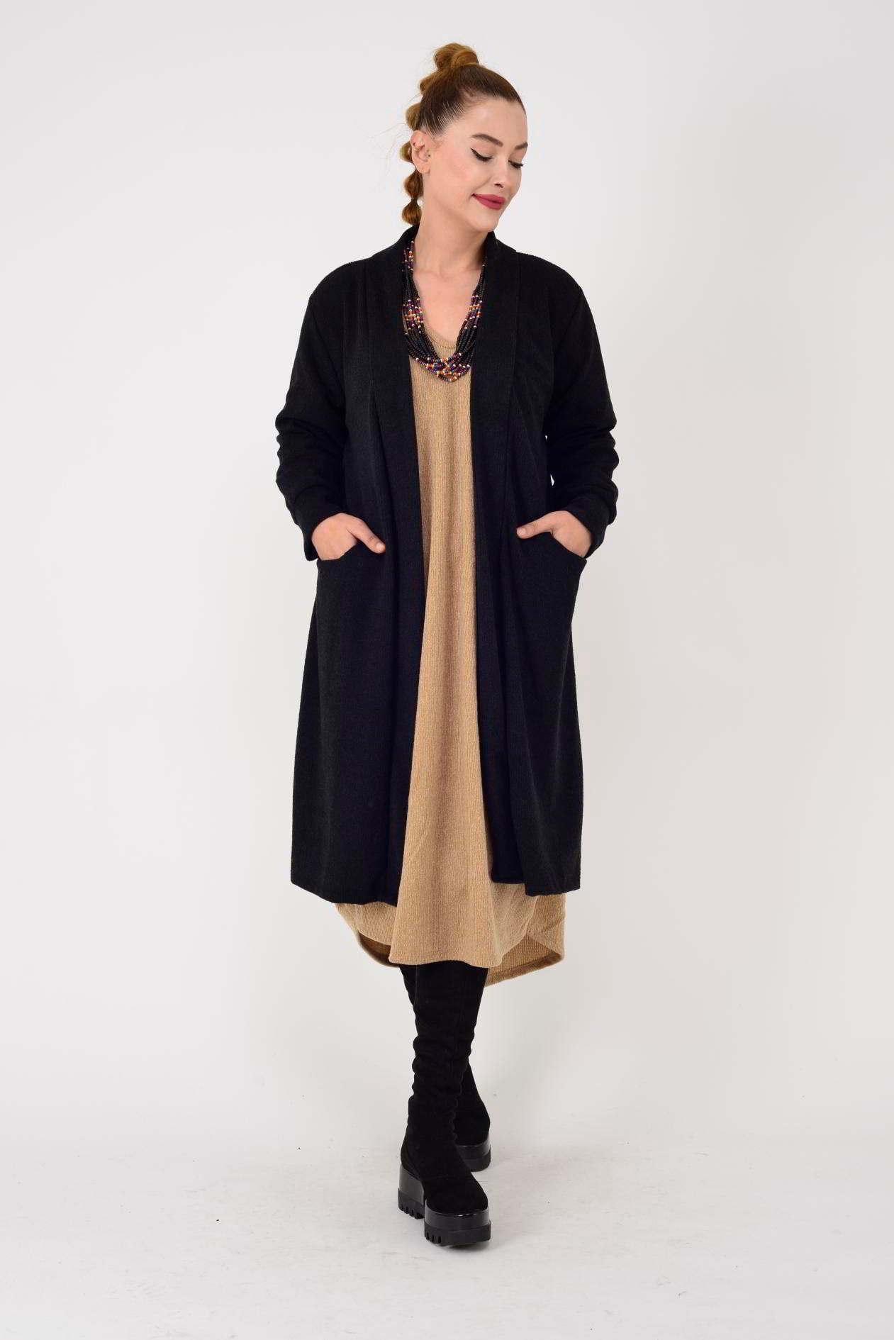23-7133 JERSEY CEP DETAYLI TRİKO CEKET