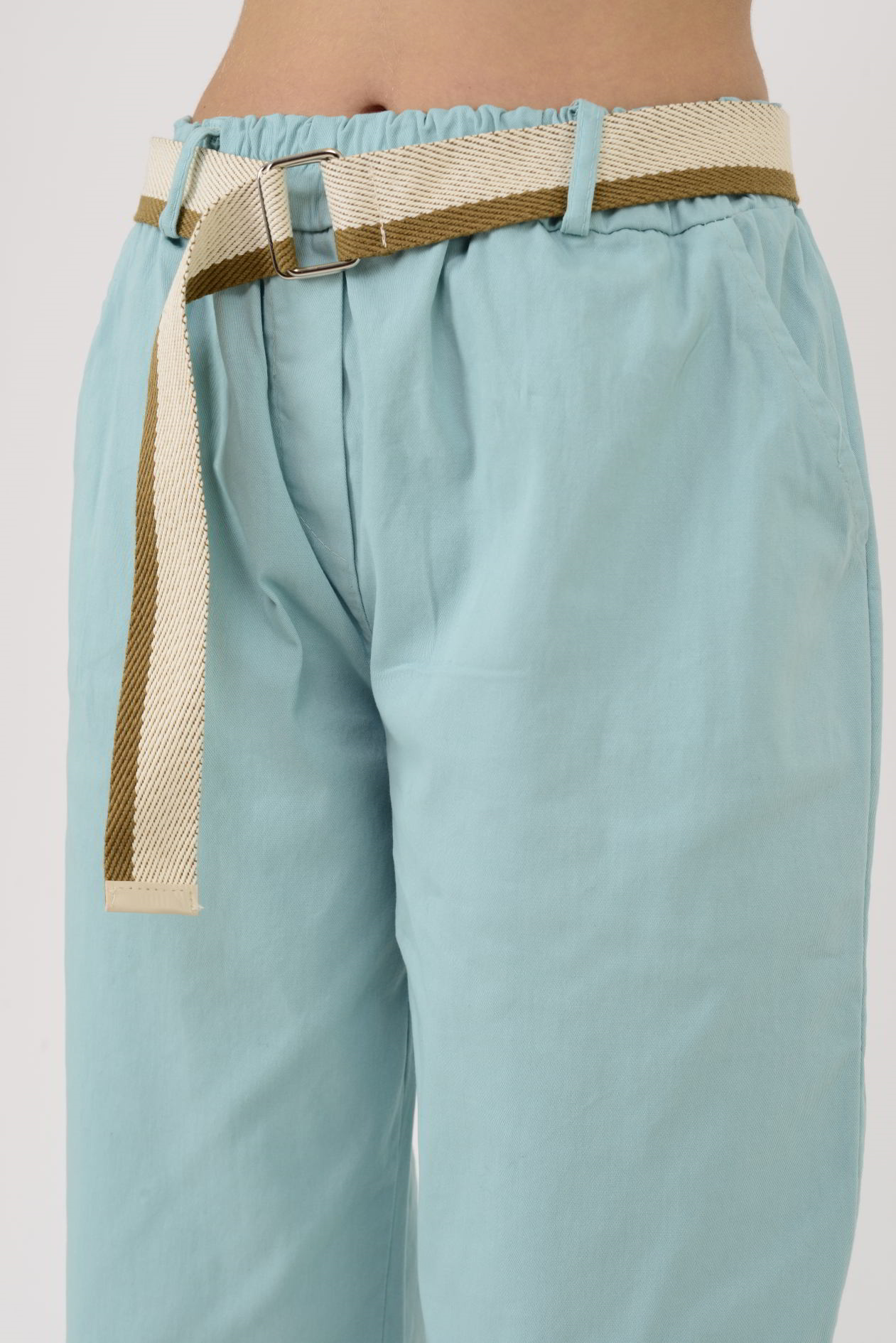 242979 KEMER DETAYLI GABARDİN PANTOLON