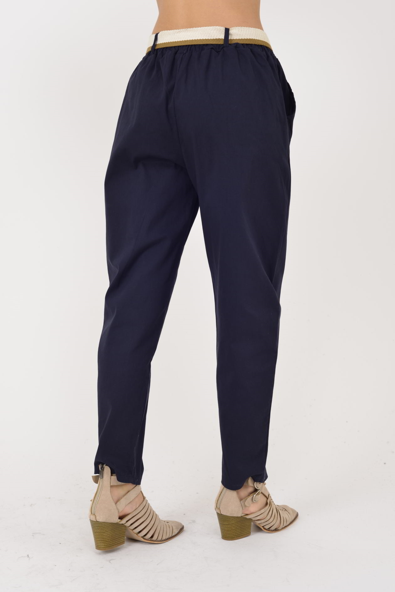 242979 KEMER DETAYLI GABARDİN PANTOLON