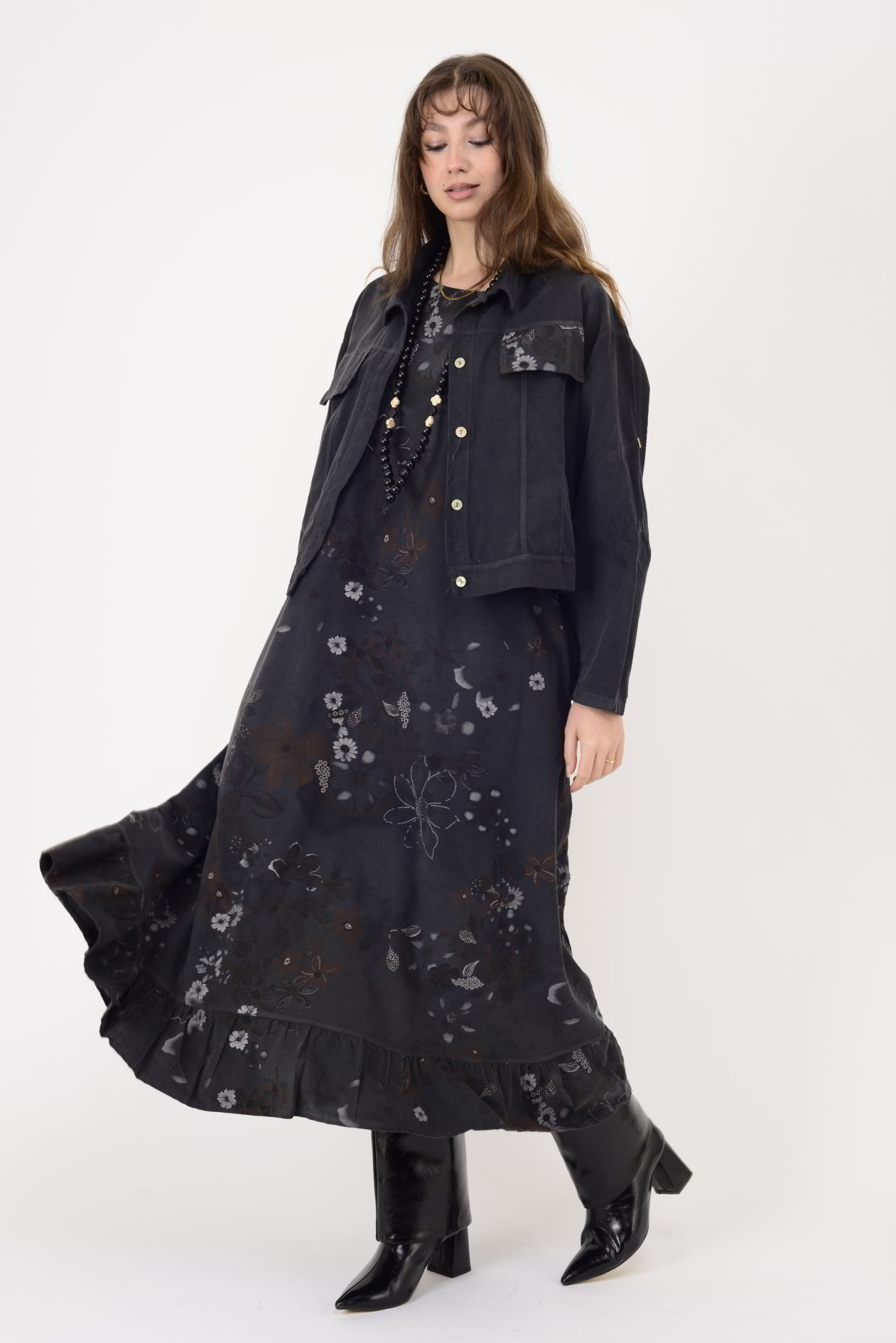 25001 FİTİLLİ KADİFE 2'Lİ TAKIM ELBİSE