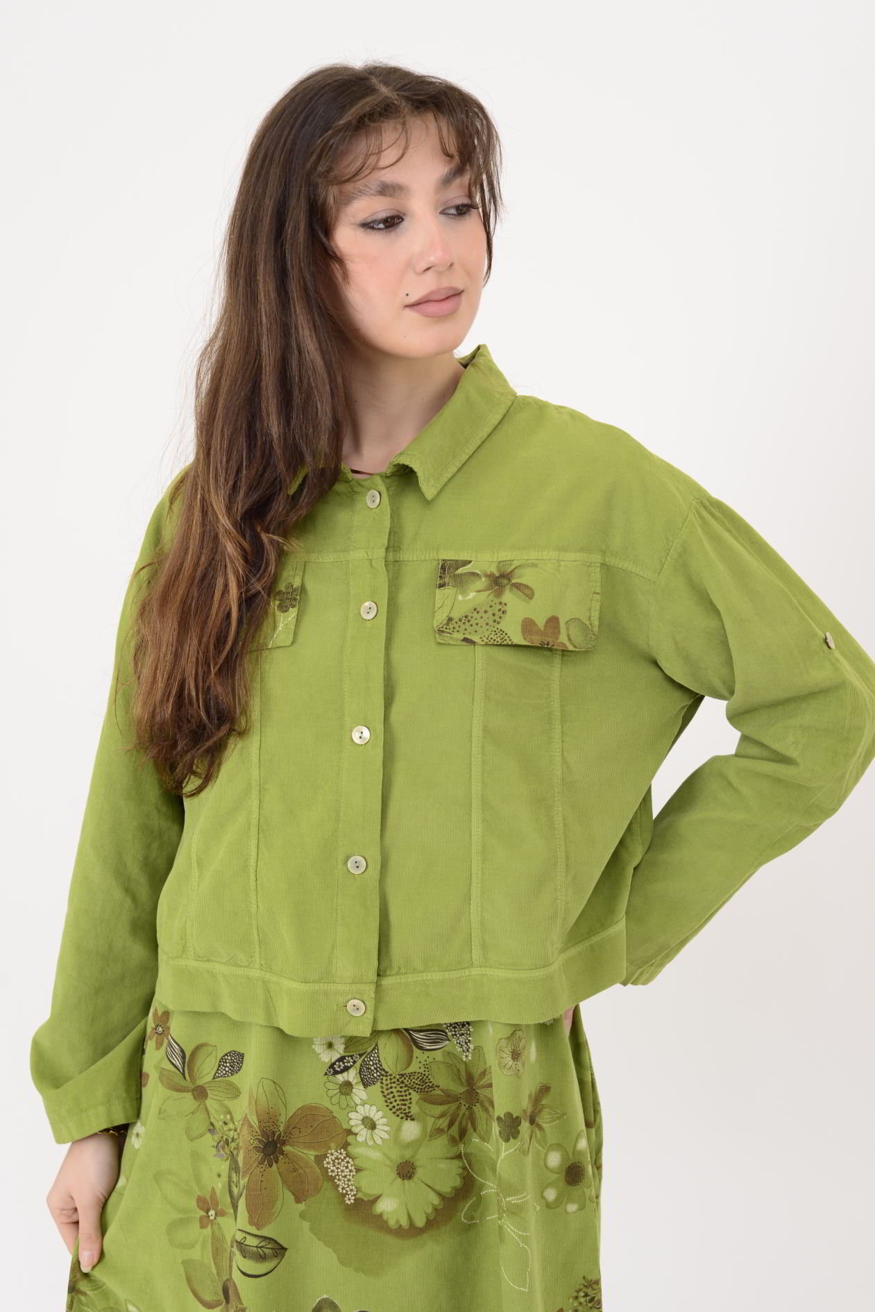 25001 FİTİLLİ KADİFE 2'Lİ TAKIM ELBİSE