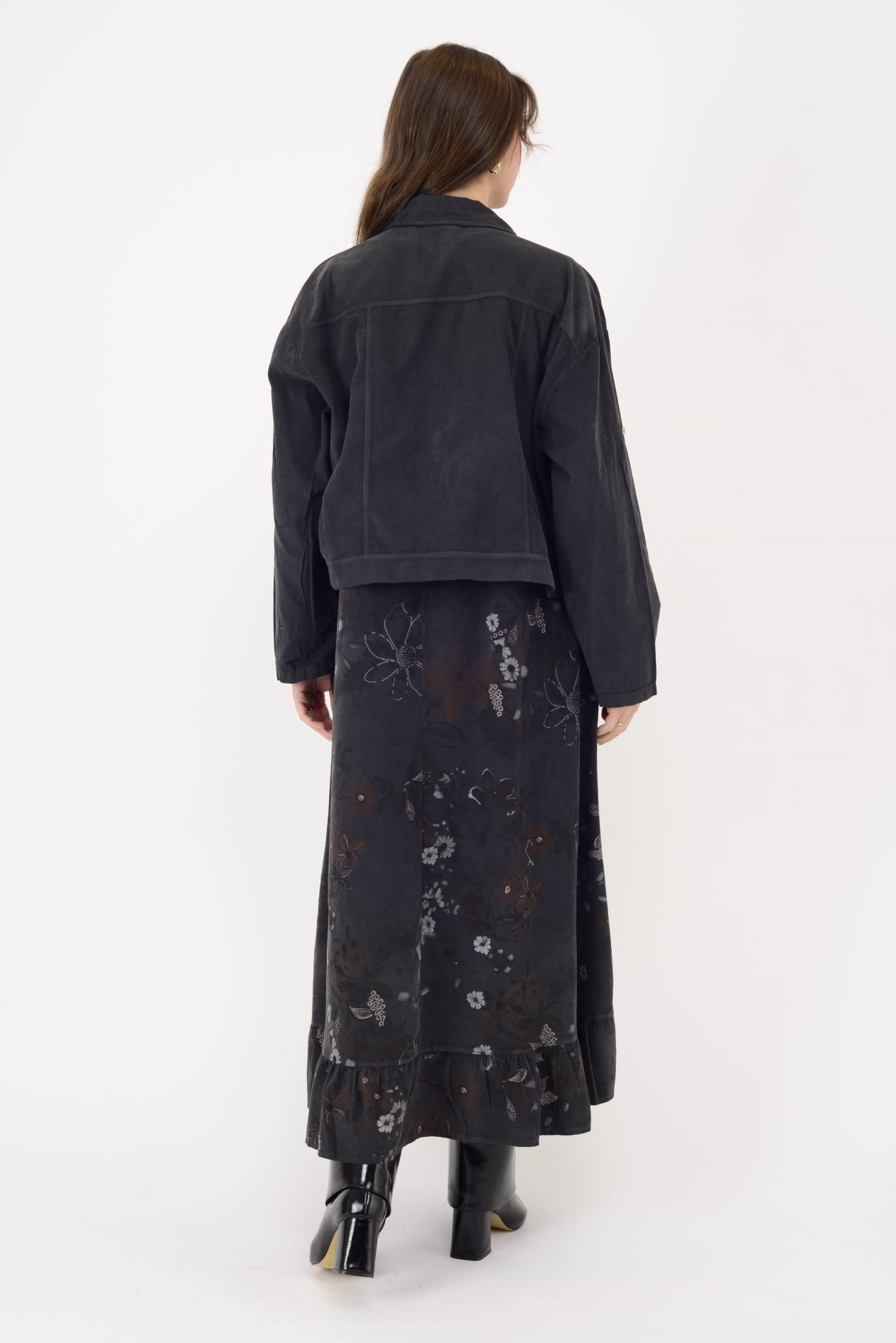 25001 FİTİLLİ KADİFE 2'Lİ TAKIM ELBİSE