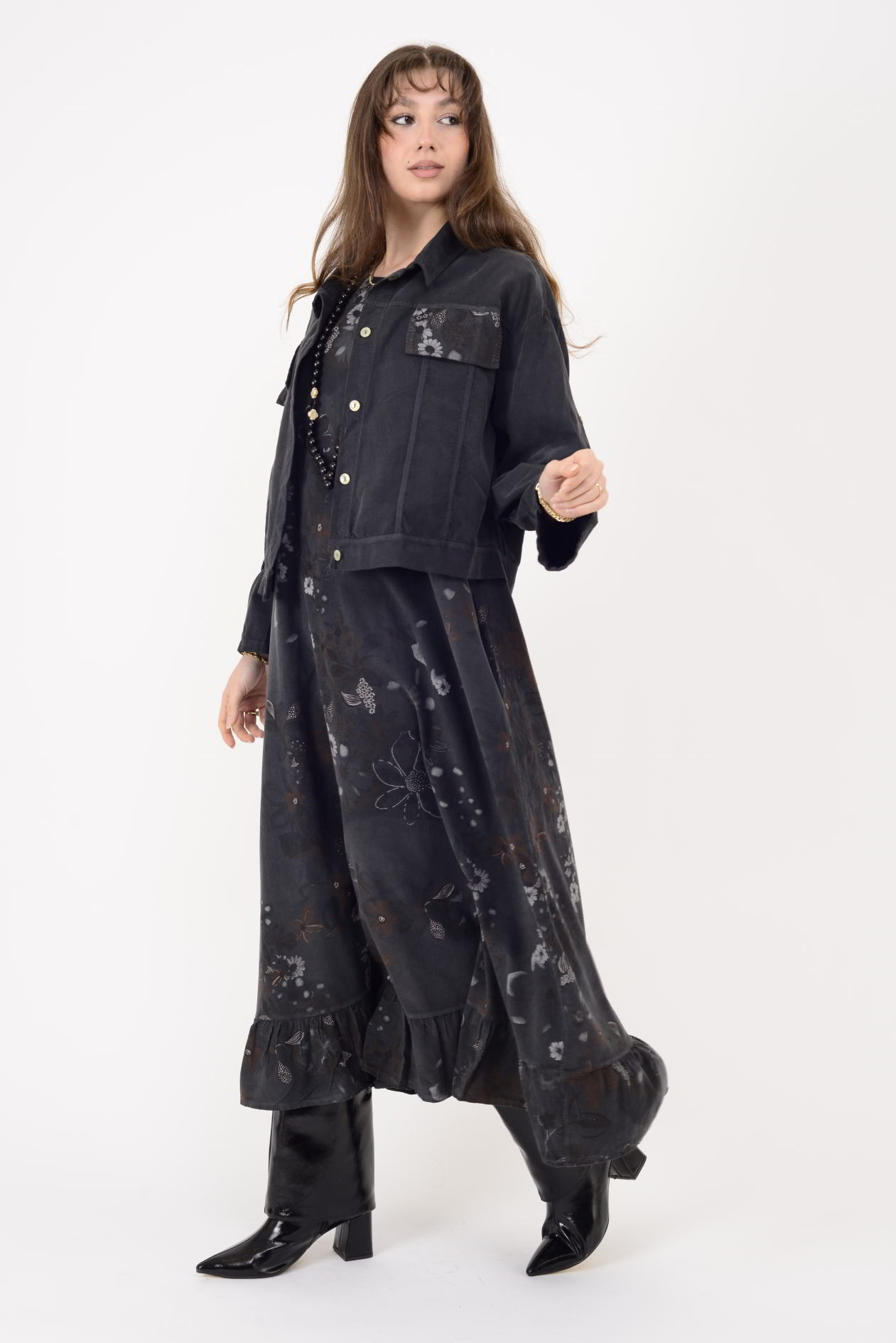 25001 FİTİLLİ KADİFE 2'Lİ TAKIM ELBİSE