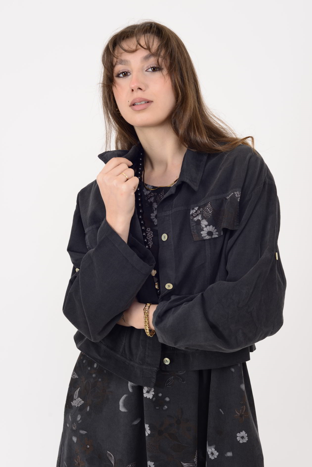 25001 FİTİLLİ KADİFE 2'Lİ TAKIM ELBİSE