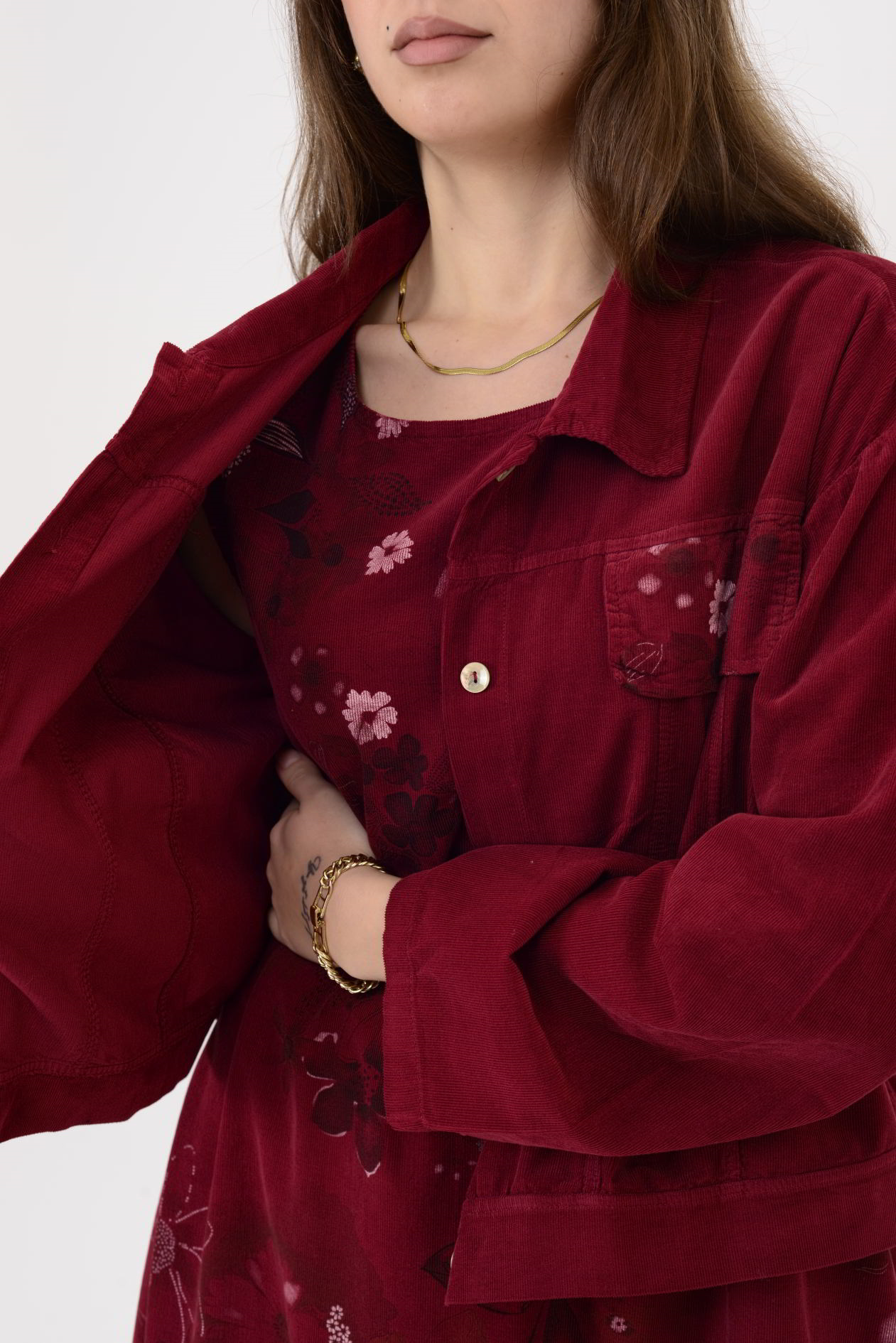 25001 FİTİLLİ KADİFE 2'Lİ TAKIM ELBİSE