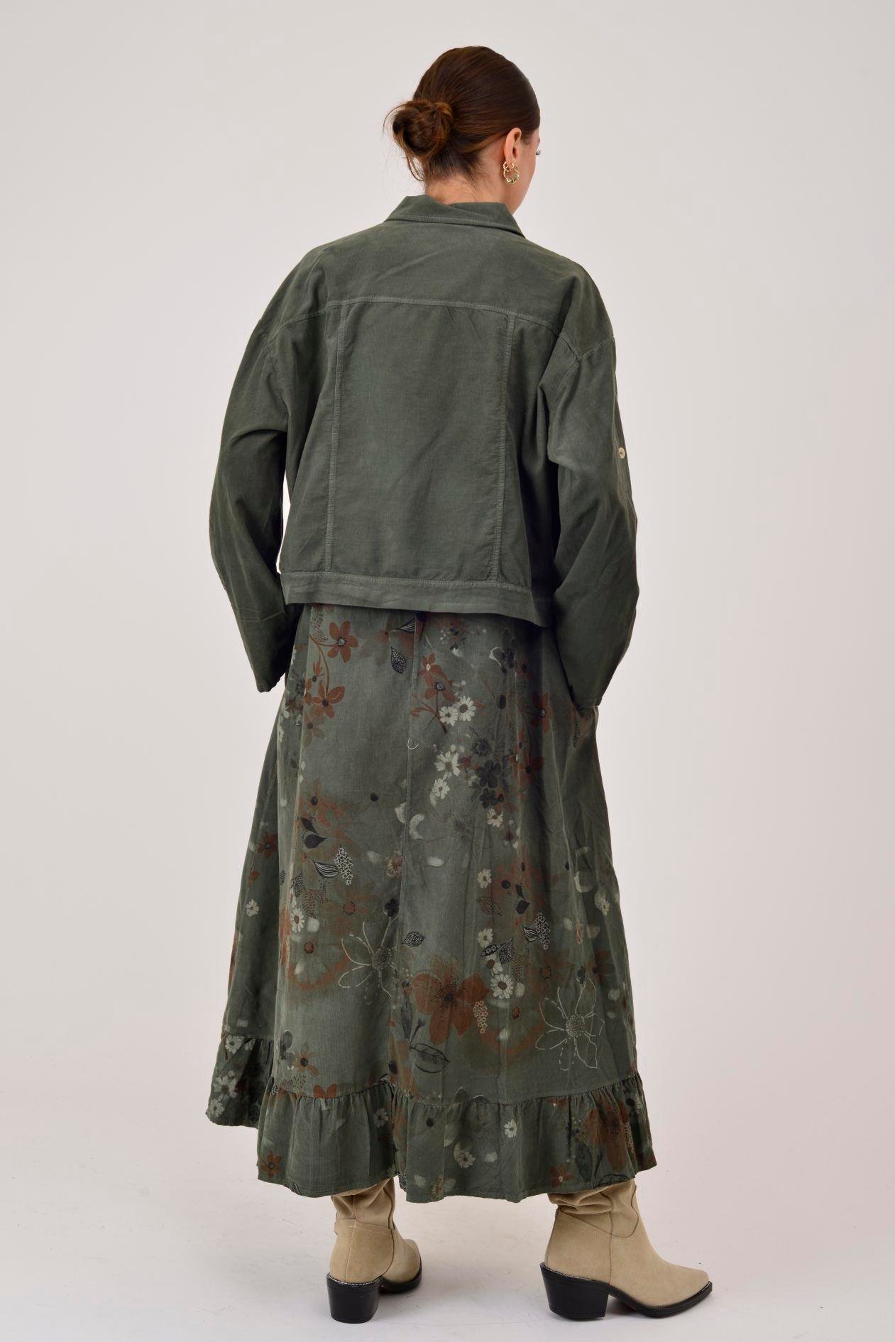 25492 FİTİLLİ KADİFE 2'Lİ TAKIM ELBİSE