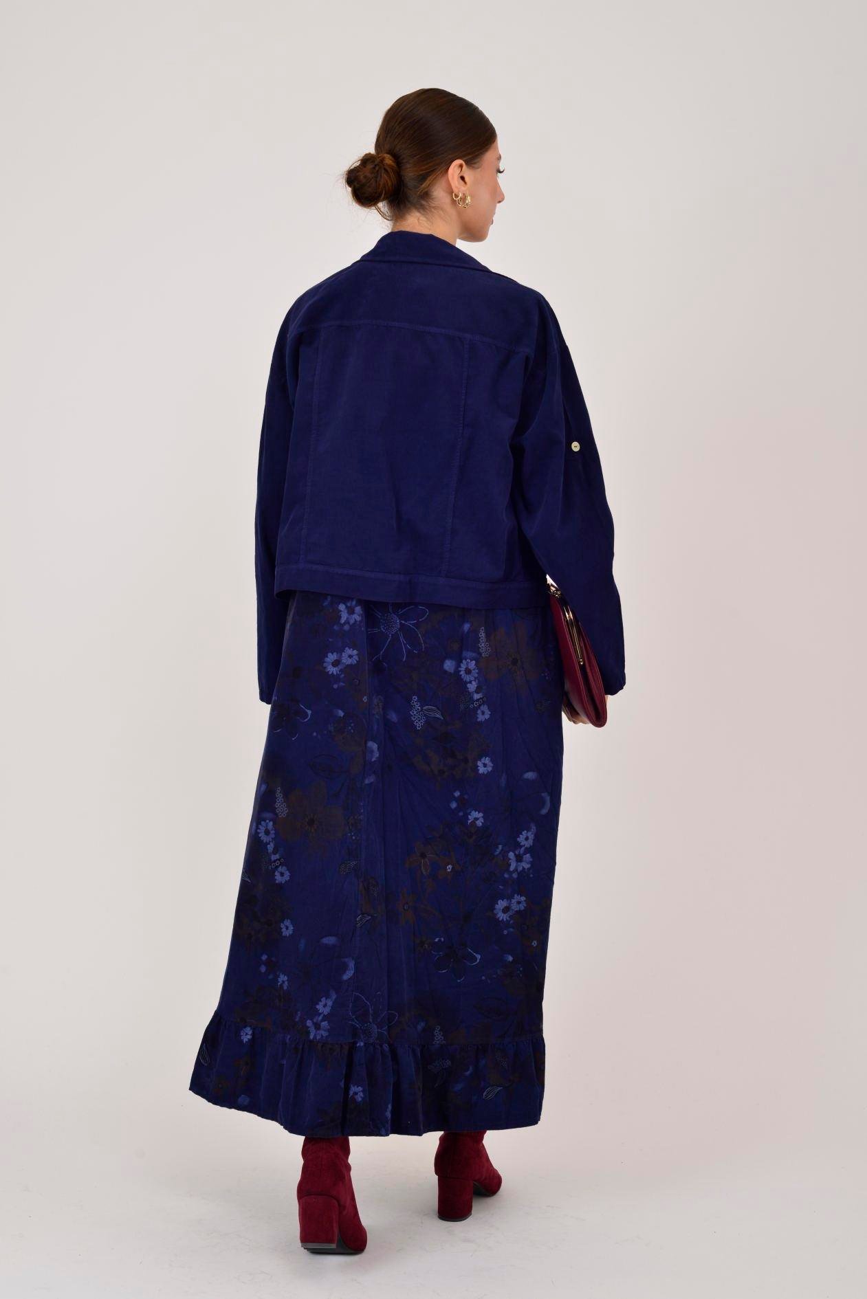 25492 FİTİLLİ KADİFE 2'Lİ TAKIM ELBİSE