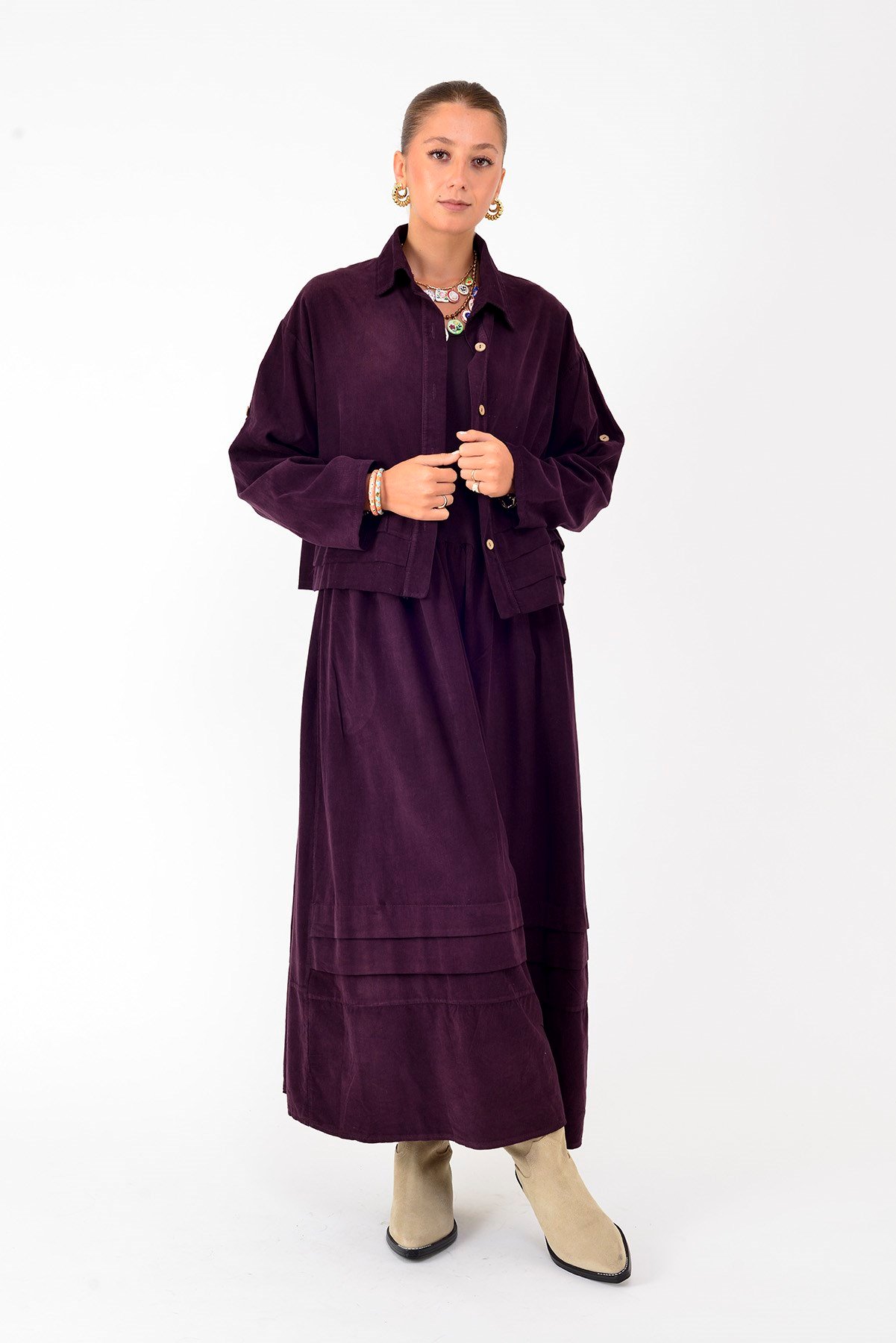 26236 LOVA FİTİLLİ 2'Lİ KADİFE TAKIM