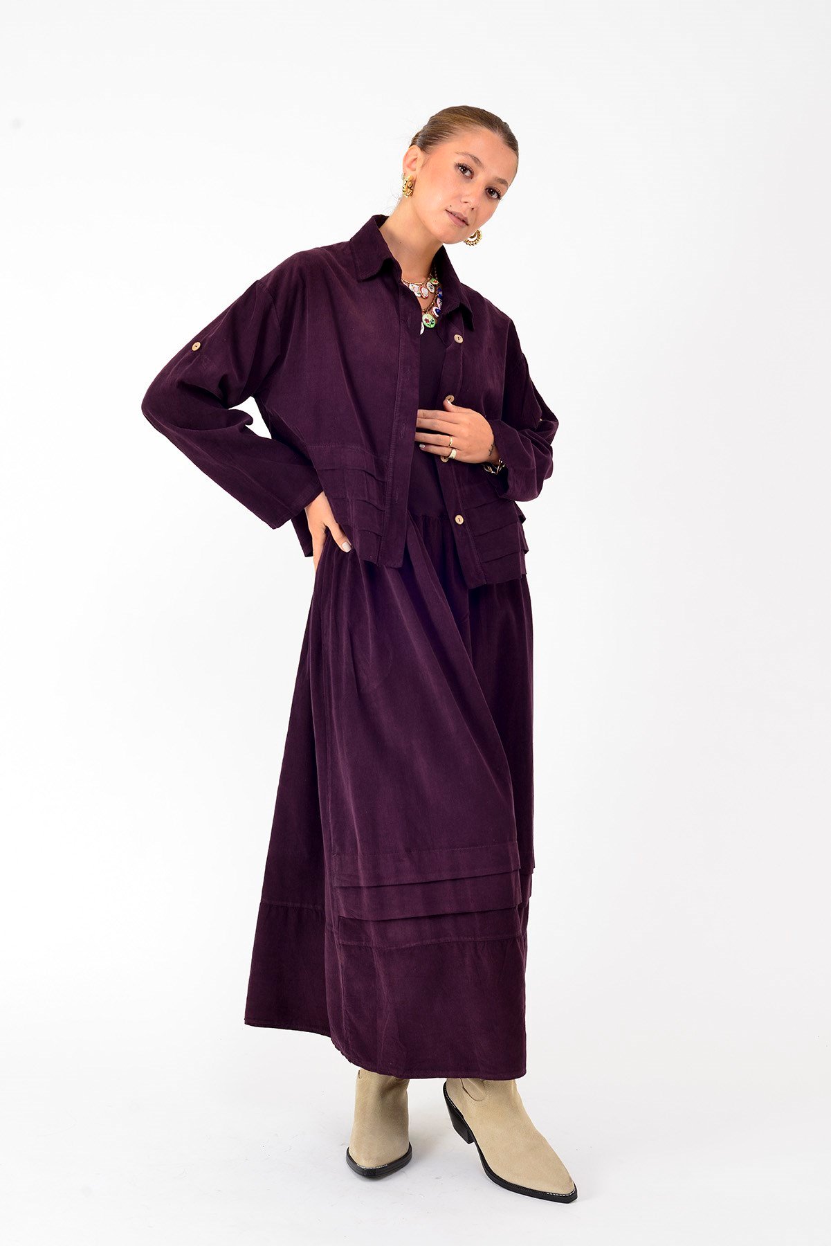 26236 LOVA FİTİLLİ 2'Lİ KADİFE TAKIM