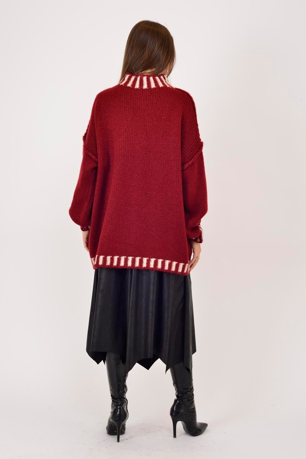 3055 BALIKÇI YAKA TRİKO