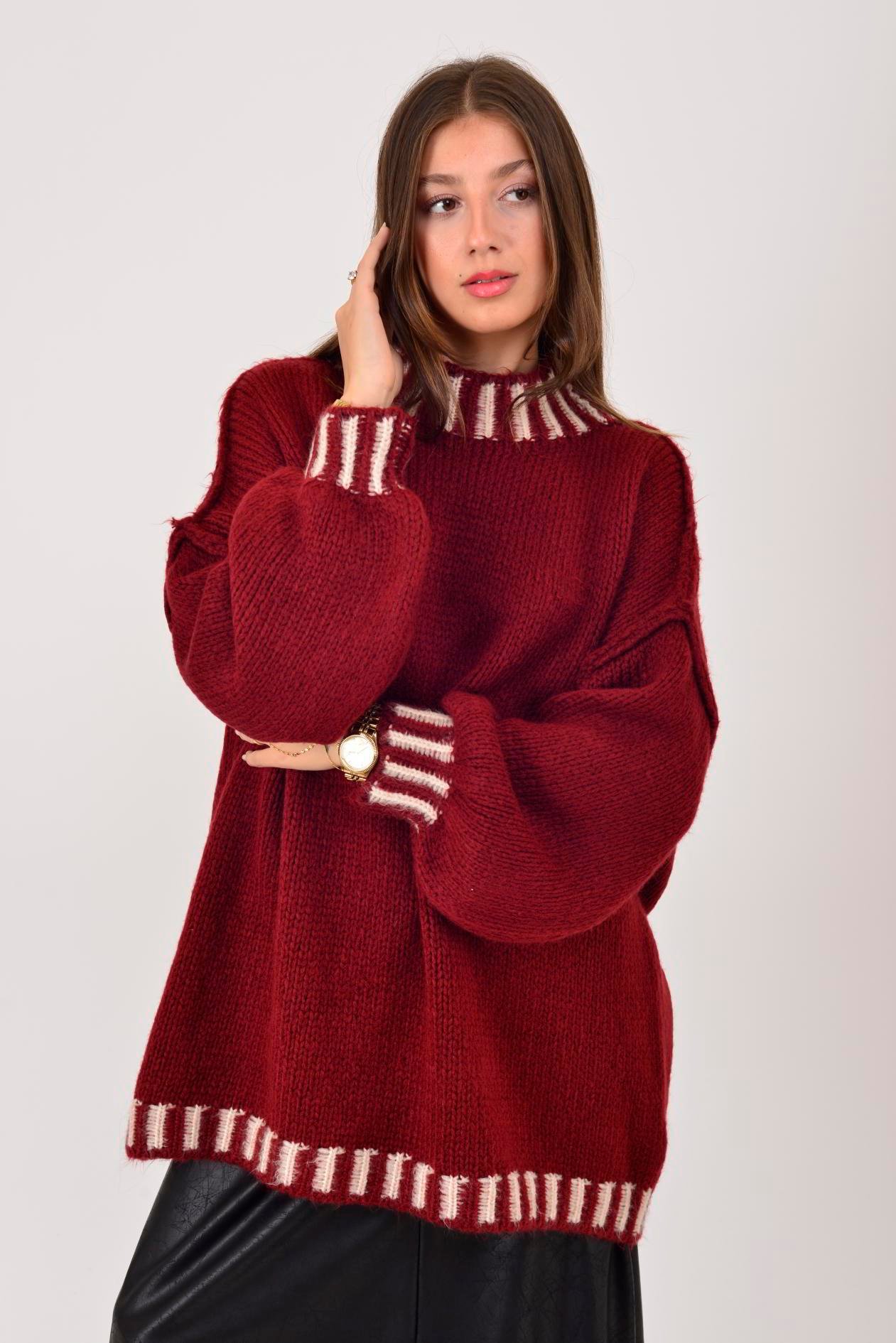 3055 BALIKÇI YAKA TRİKO