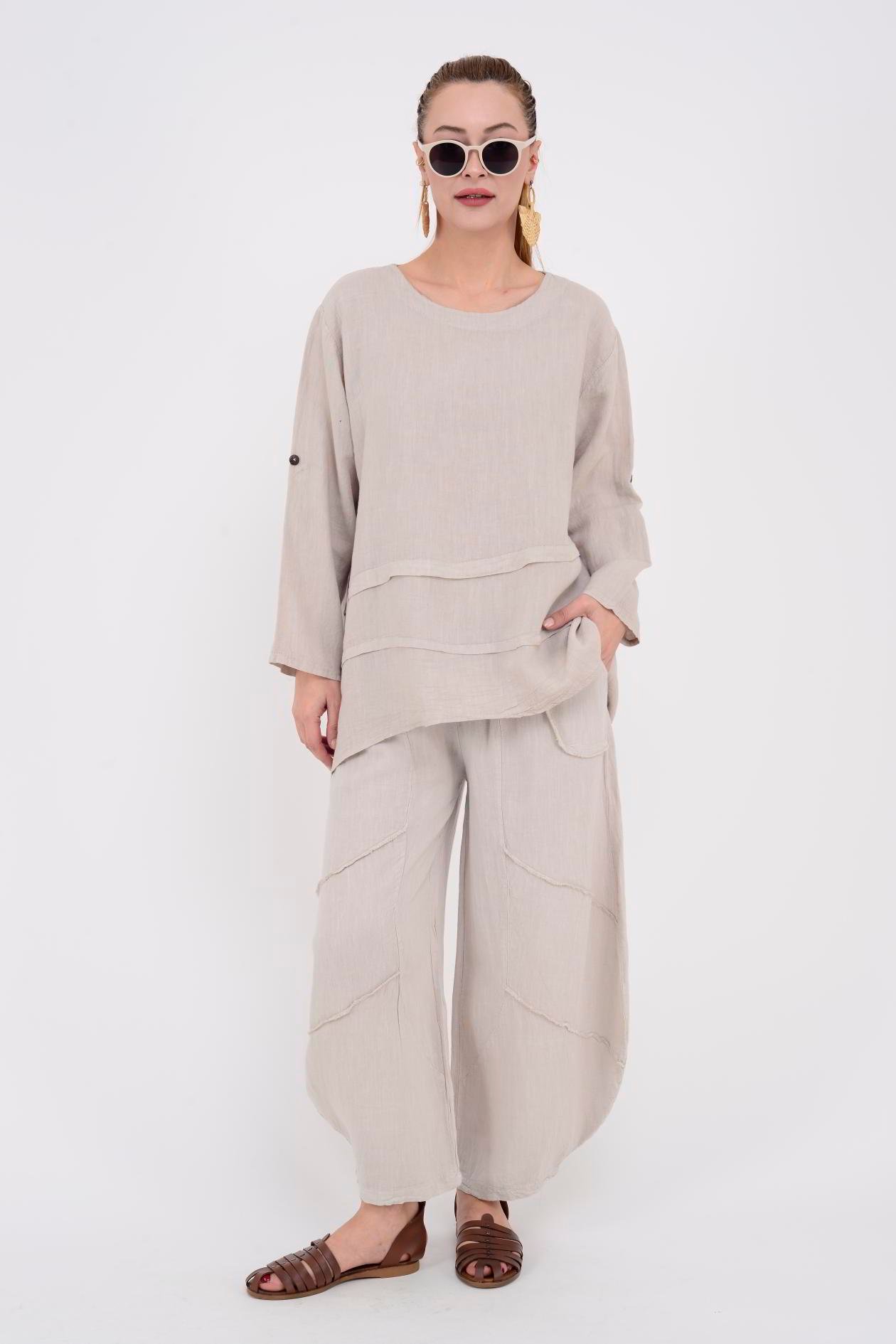 30671 SHIKA 2'Lİ KETEN TAKIM