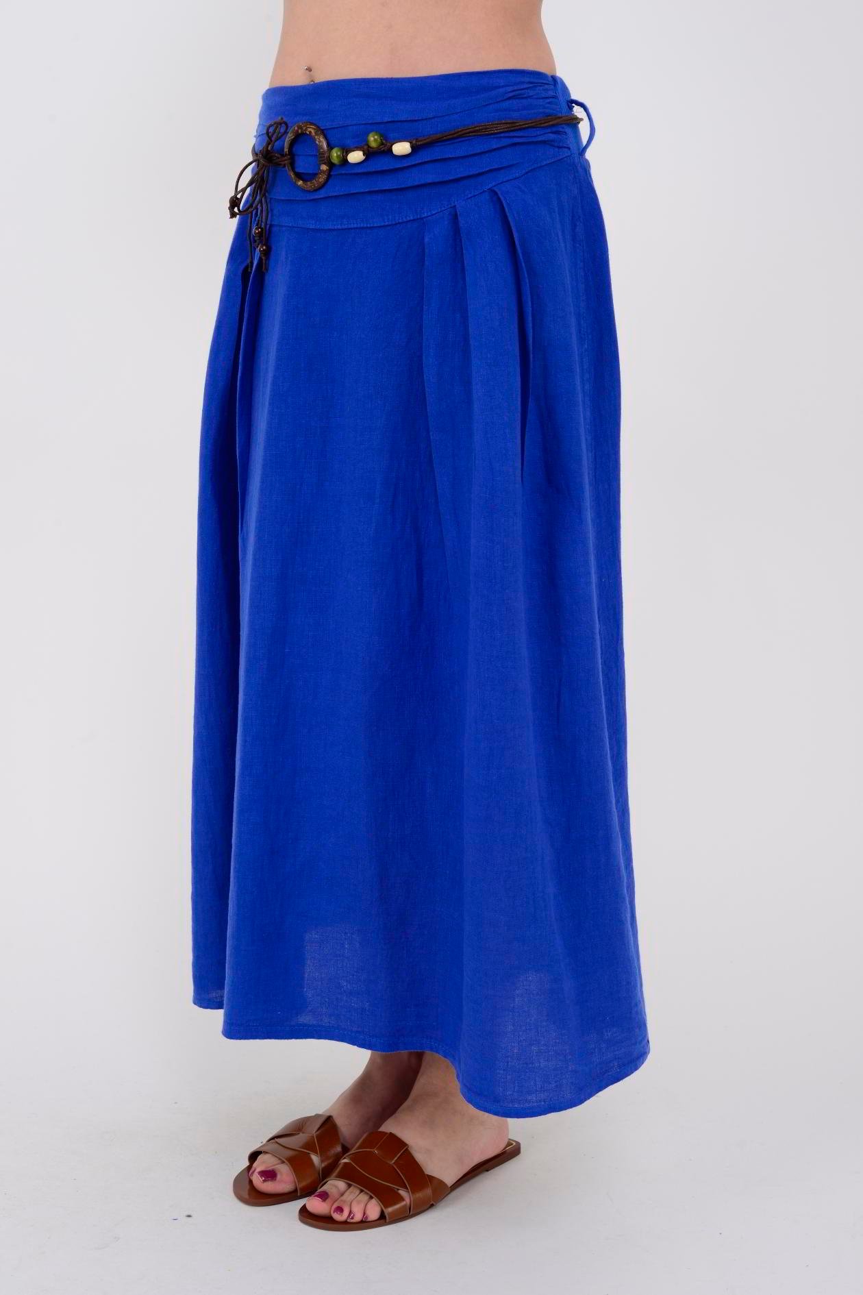 3120 SHIKA DÜĞME DETAYLI 2'Lİ KETEN TAKIM