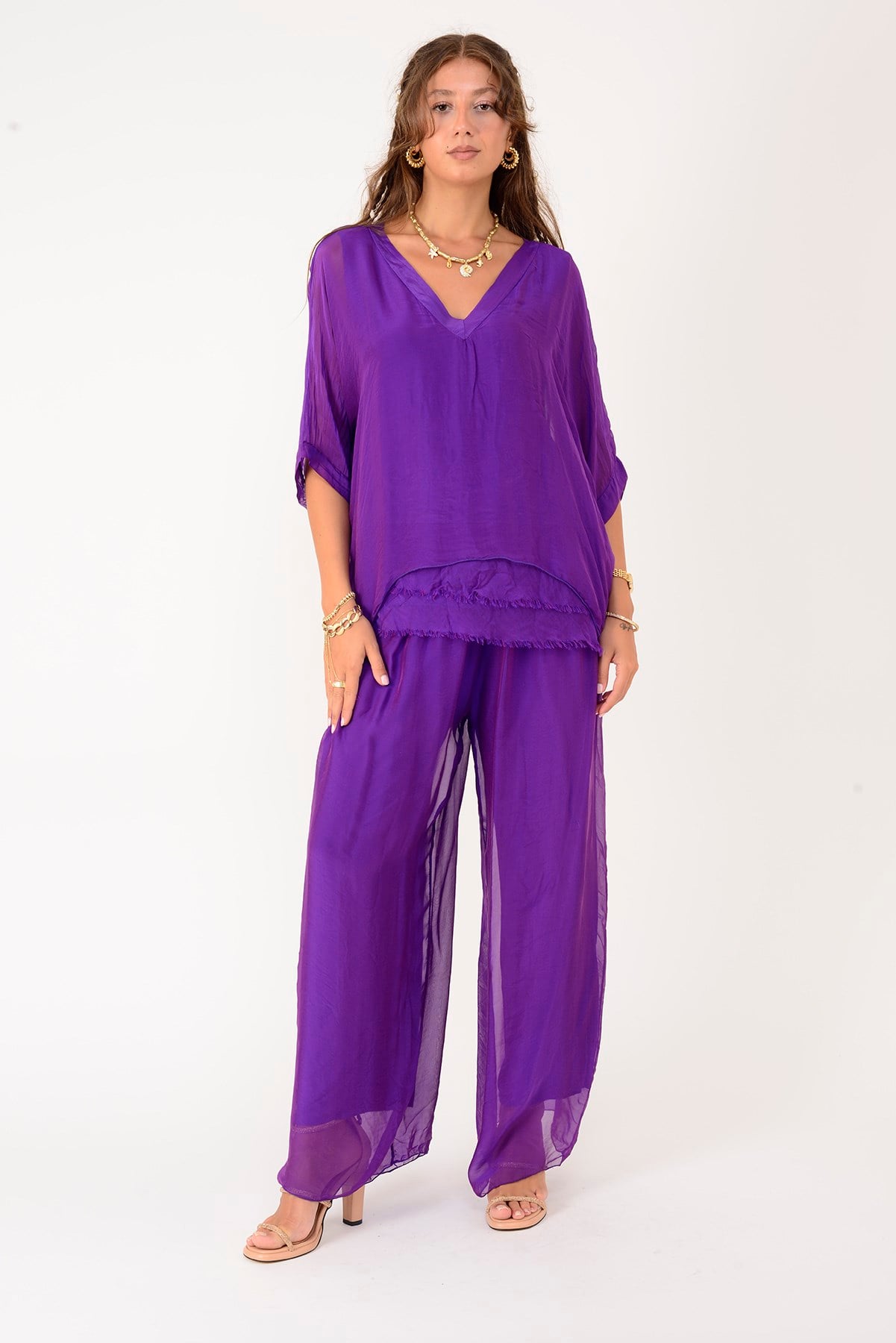 3958 WES İPEK PANTOLON