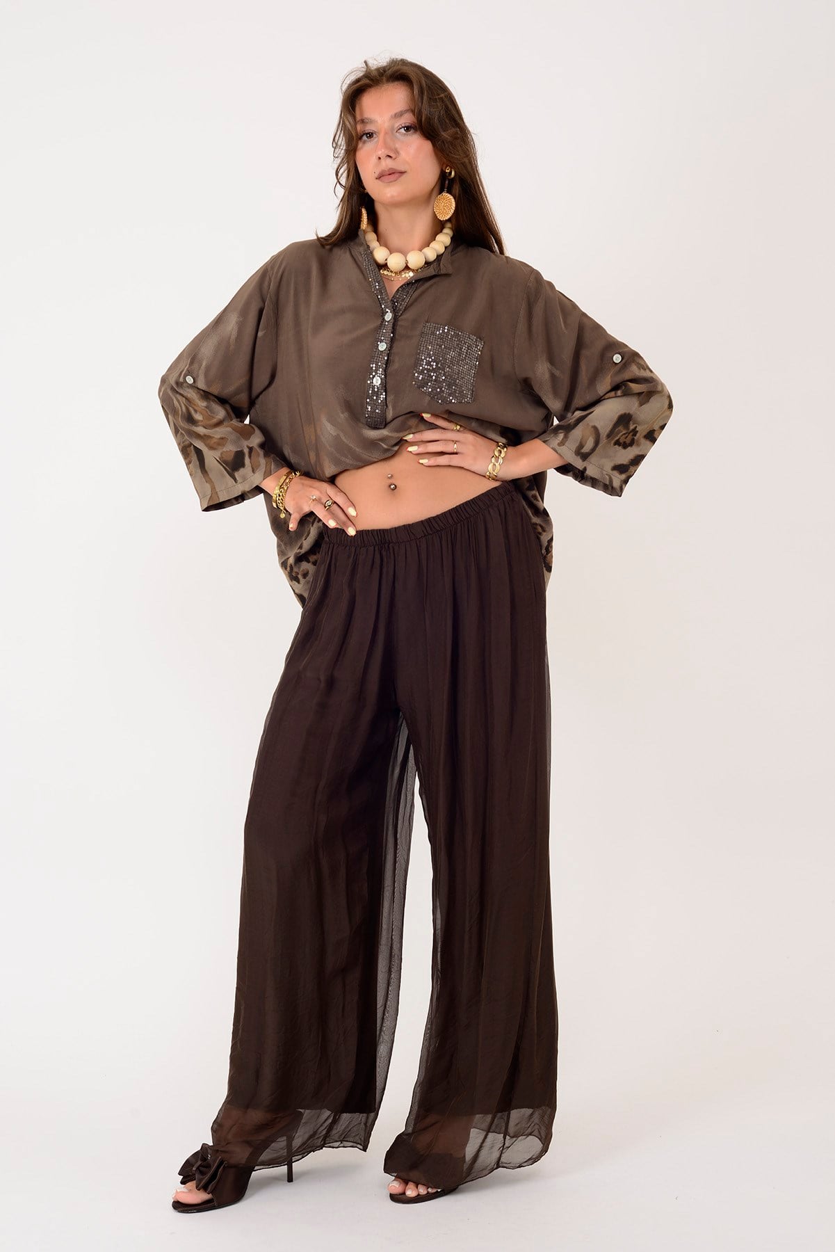 3958 WES İPEK PANTOLON